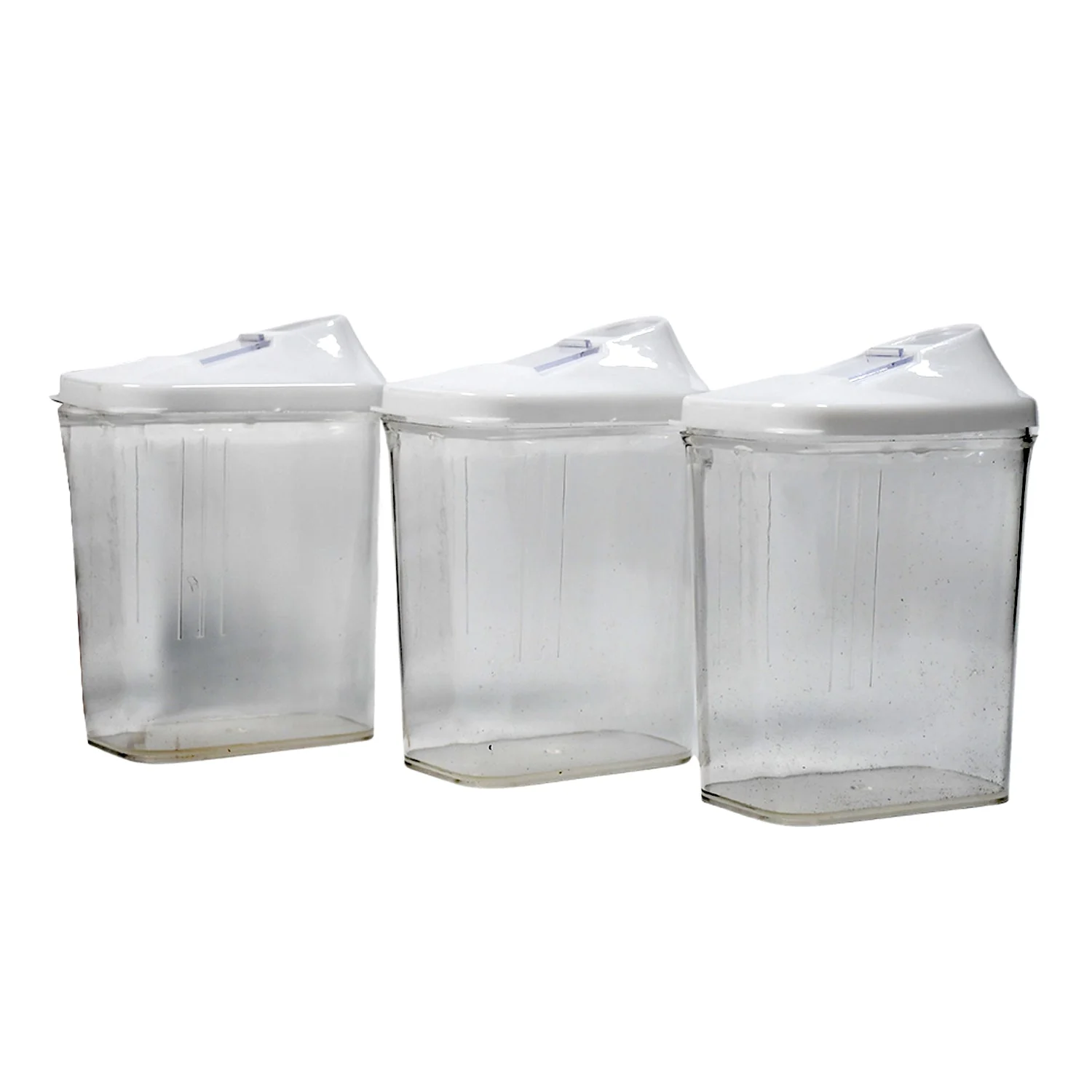 Kitchen Storage Jars & Container Set 3pc , Transparent Jar Set For home & Kitchen Use - Image 8