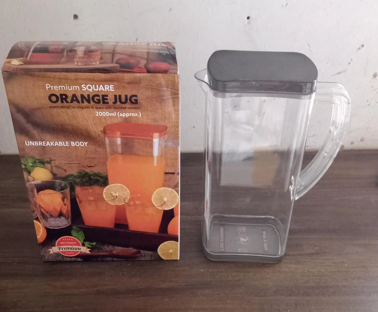 2000Ml Square Jug For Carrying Water And Types Of Juices And Beverages And All. - Image 10