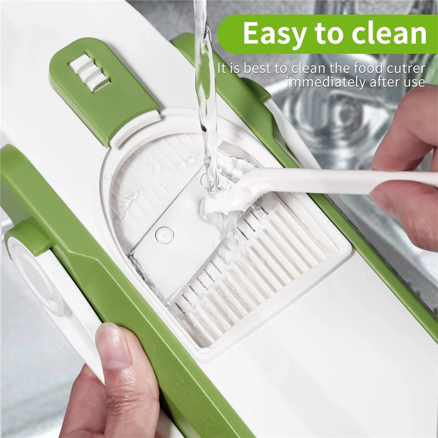 Multi functional Time Saving Adjustable Hand Press Vegetables Chopper - Image 9