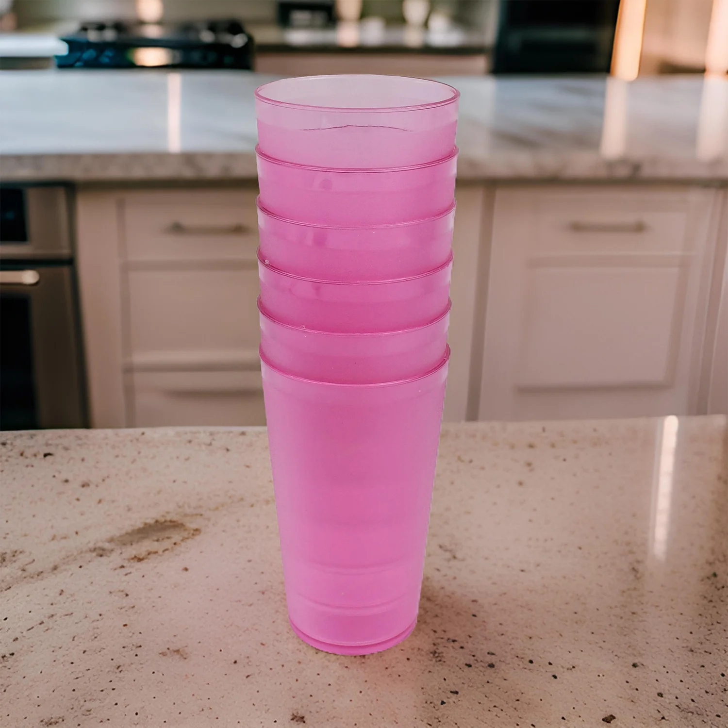 Large Glass Set – for Kitchens & Offices, Perfect for Water & Beverages (6-Piece) - Image 3
