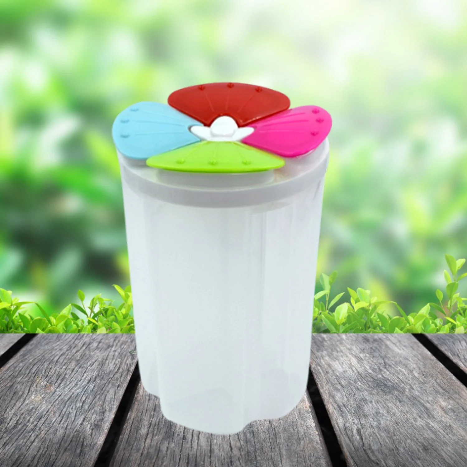 4 Section Storage containers airtight Transparent Food Plastic Storage Container - Image 6