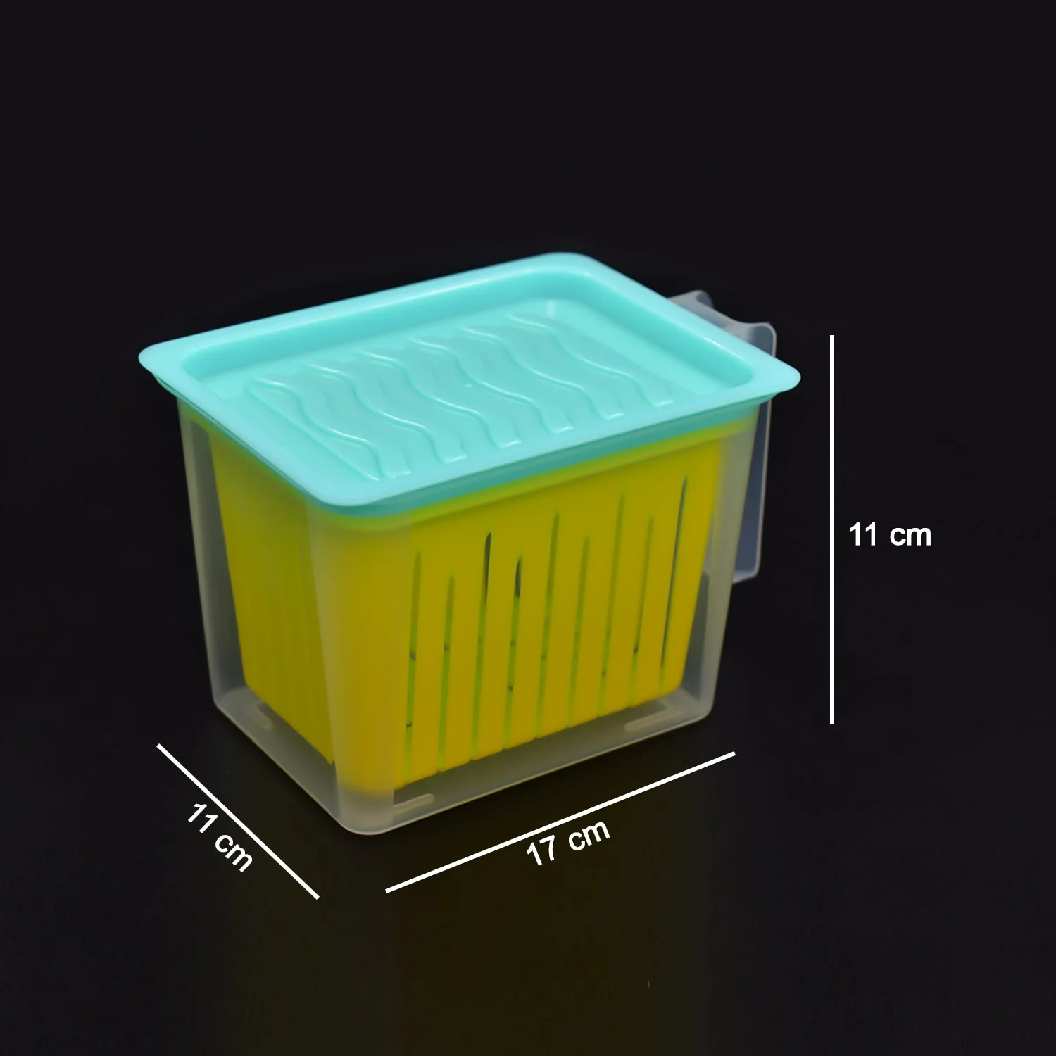 Fridge Storage Containers with Handle – Plastic Kitchen Storage (4 Pcs Set) - Image 4