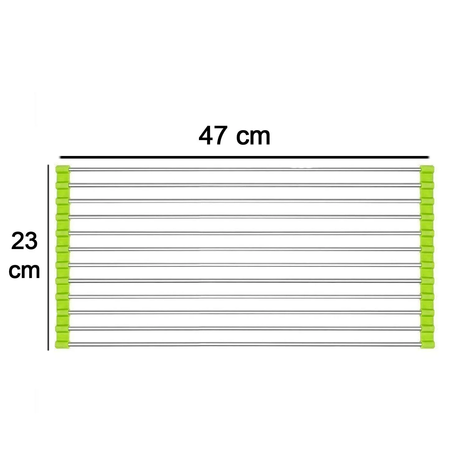 FOLDABLE DRAIN RACK KITCHEN SINK ROLL UP DISH DRYING RACK PORTABLE DISH RACK - Image 8