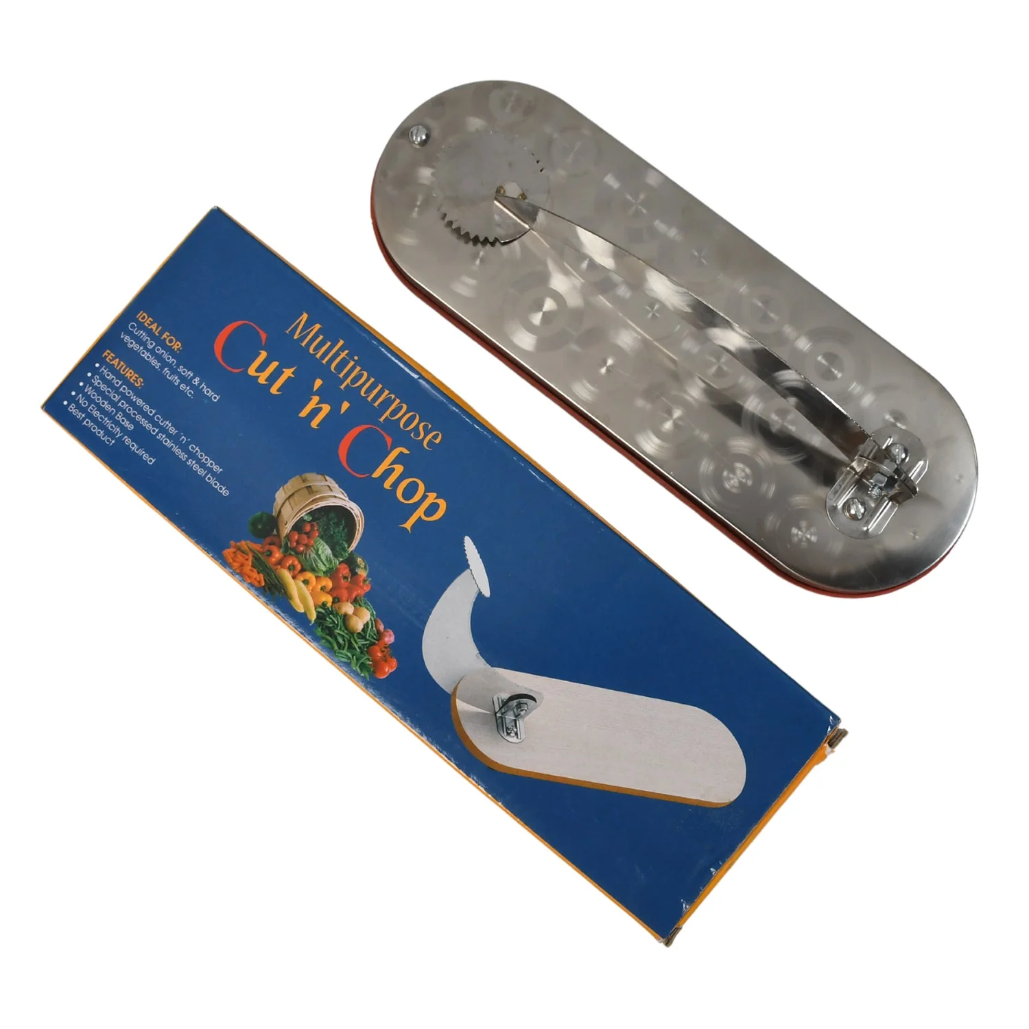 Steel Vegetable Cutter – Premium Fruit & Vegetable Cutting Tool (Color Box) - Image 3