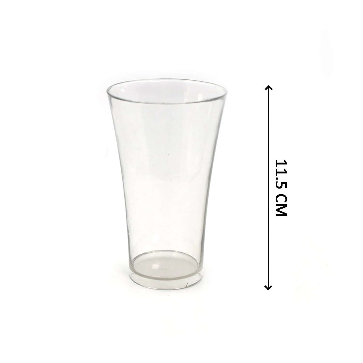 Plastic Drinking Glass Juice Glass Water Glass Set of 6 Transparent Glass - Image 7
