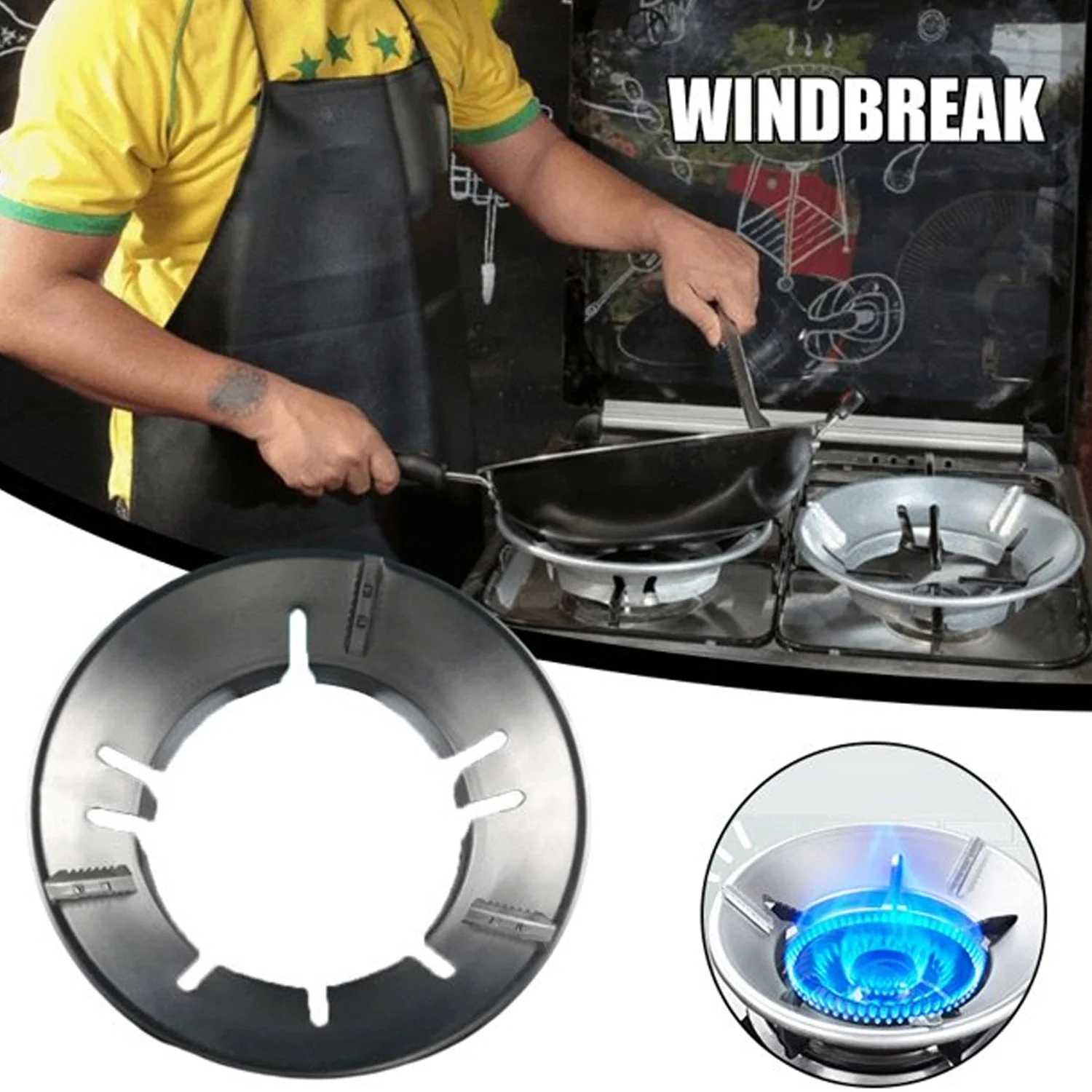Home Gas Stove Fire & Windproof Energy Saving Stand - Image 8