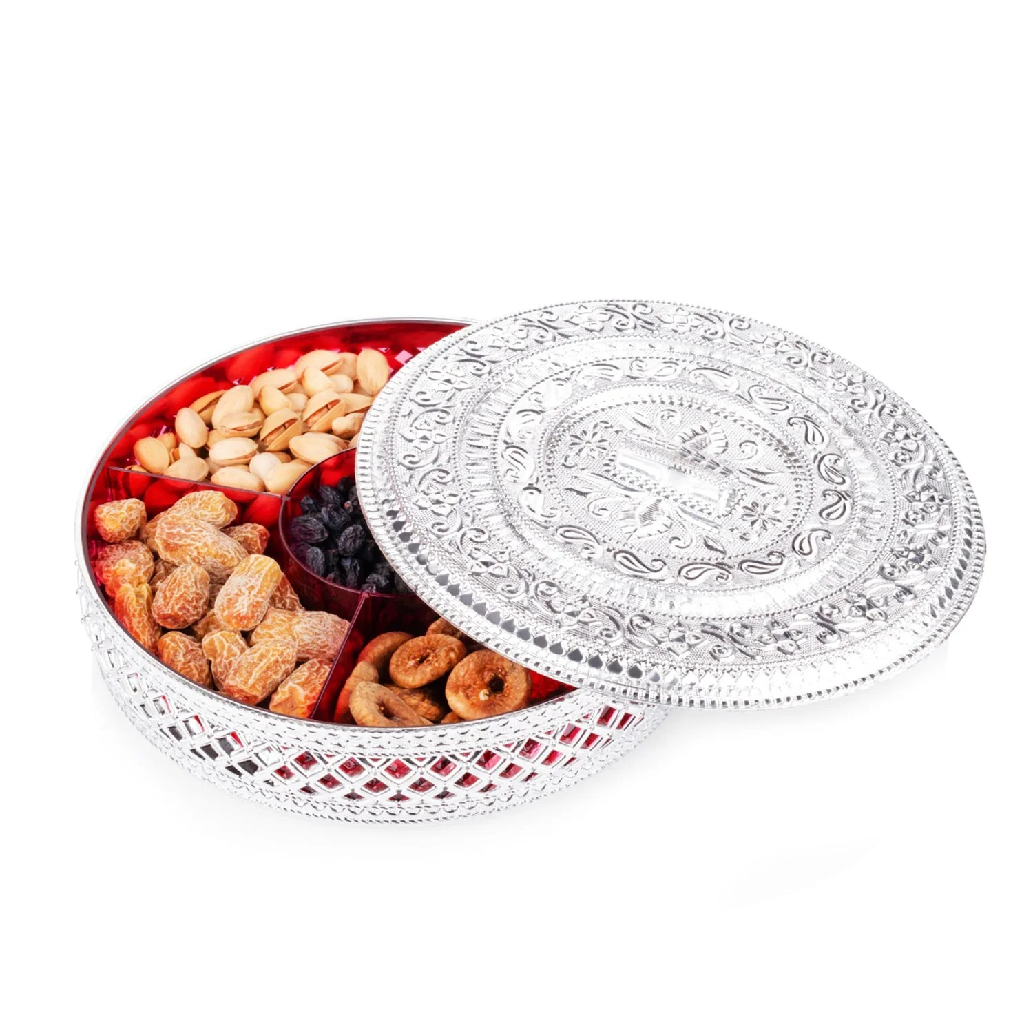 Round Box, Dry Fruit Box For Kitchen Storage Home Decor - Image 4