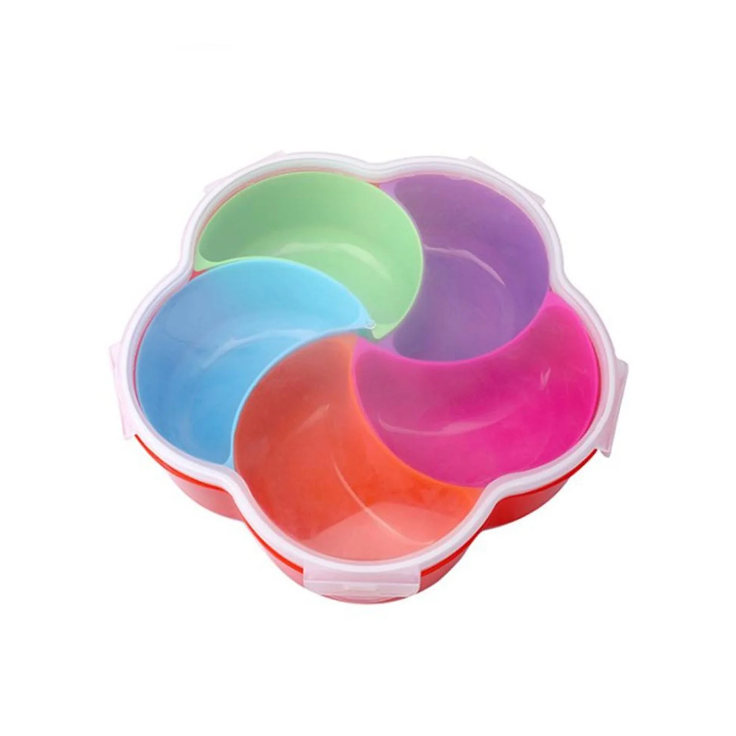 5Compartments Party Food Storage Snack Nuts Box - Image 5