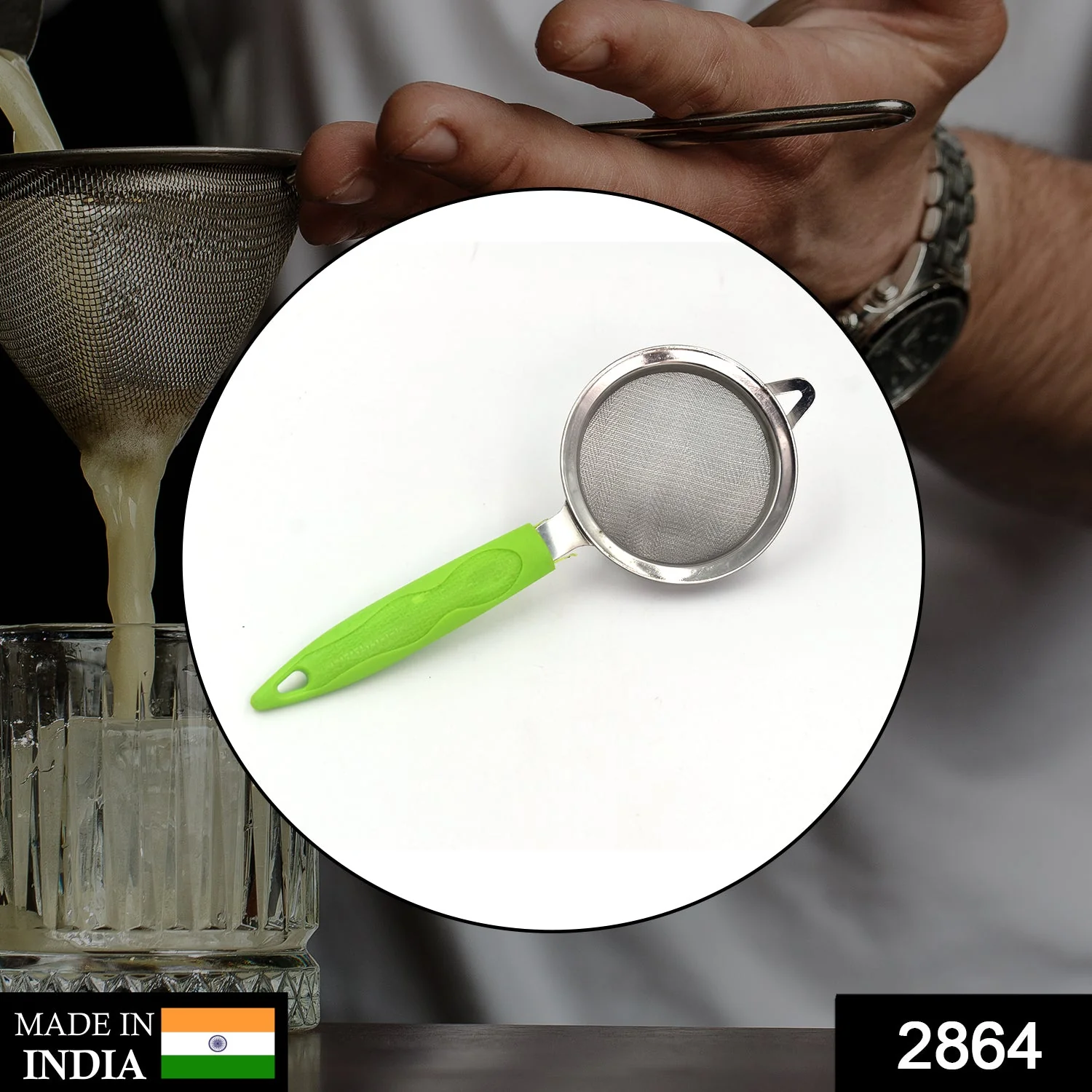 Tea And Coffee Strainer Filter With Stainless Steel Mesh - Image 2