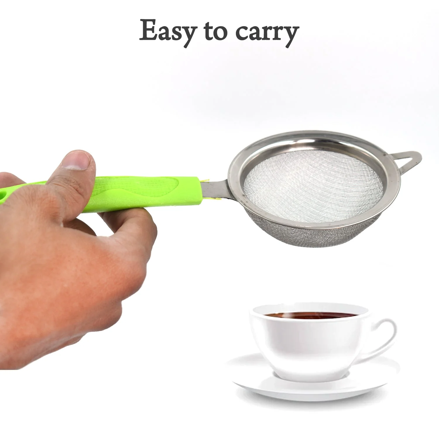 Tea And Coffee Strainer Filter With Stainless Steel Mesh - Image 7