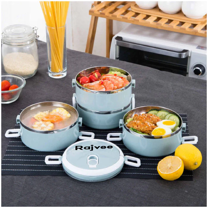 Customized Multi Layer Stainless Steel Hot Lunch Box (4 Layer) - Image 4