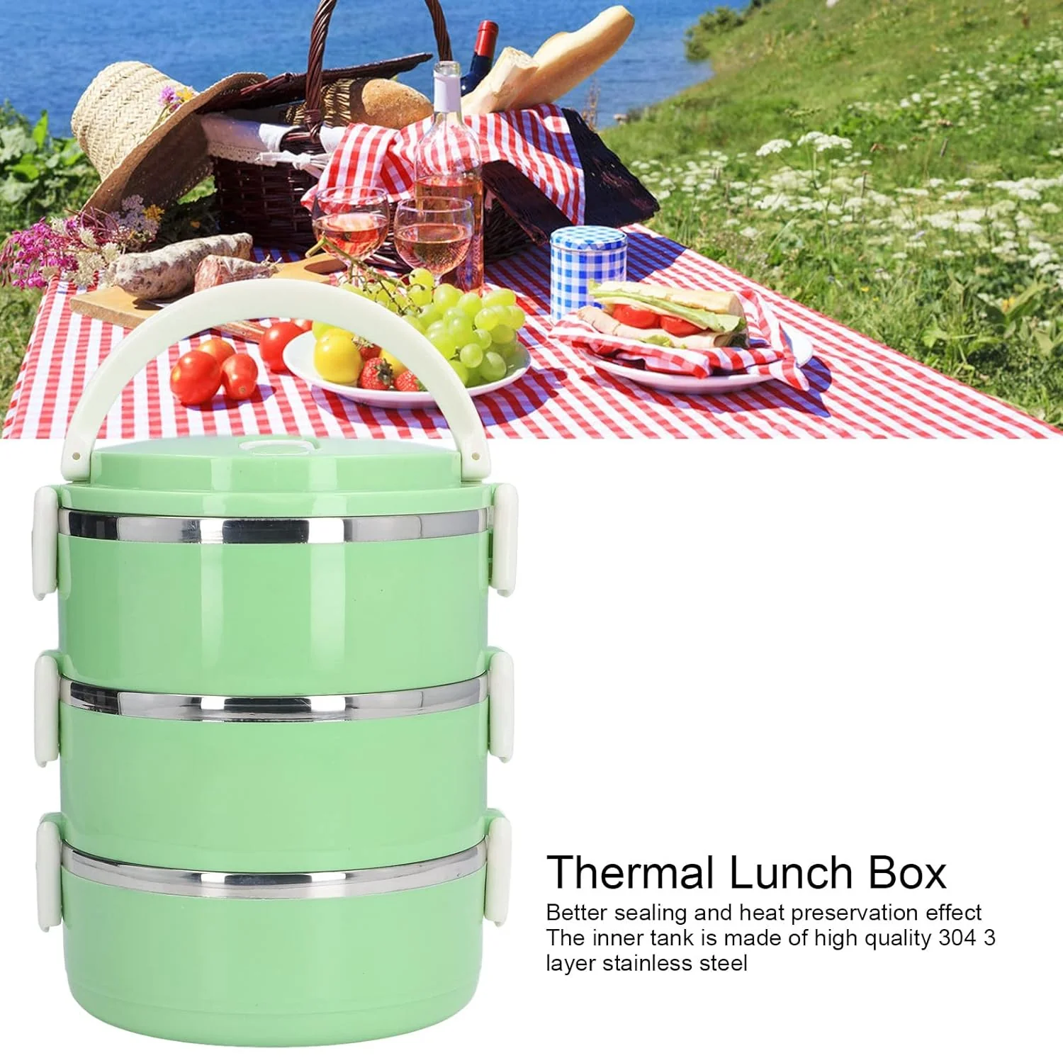 3 Layer Doraemon Lunch Box Tiffin - Image 6