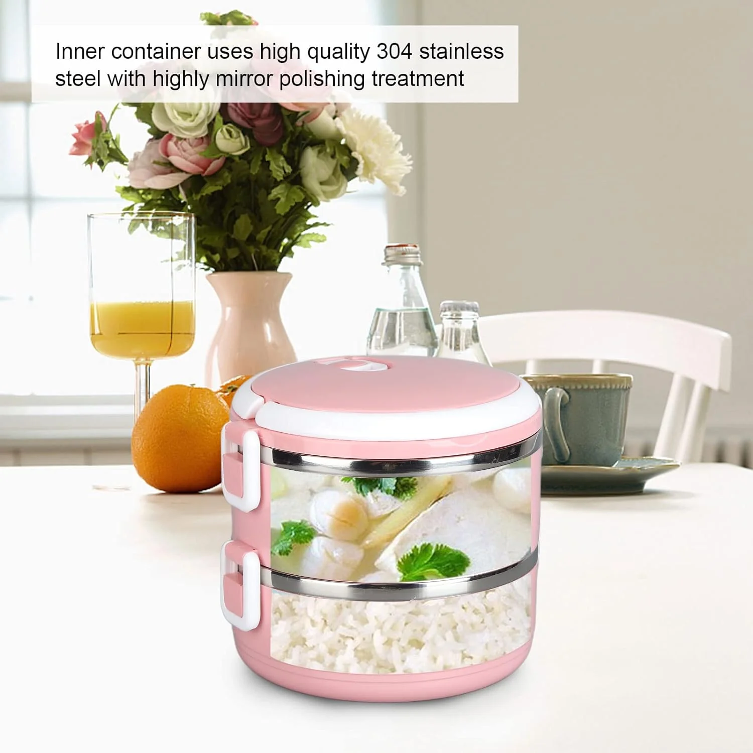 Doraemon 2-Layer Lunch Box – Steel Tiffin Box for Home, Office & School Use - Image 6