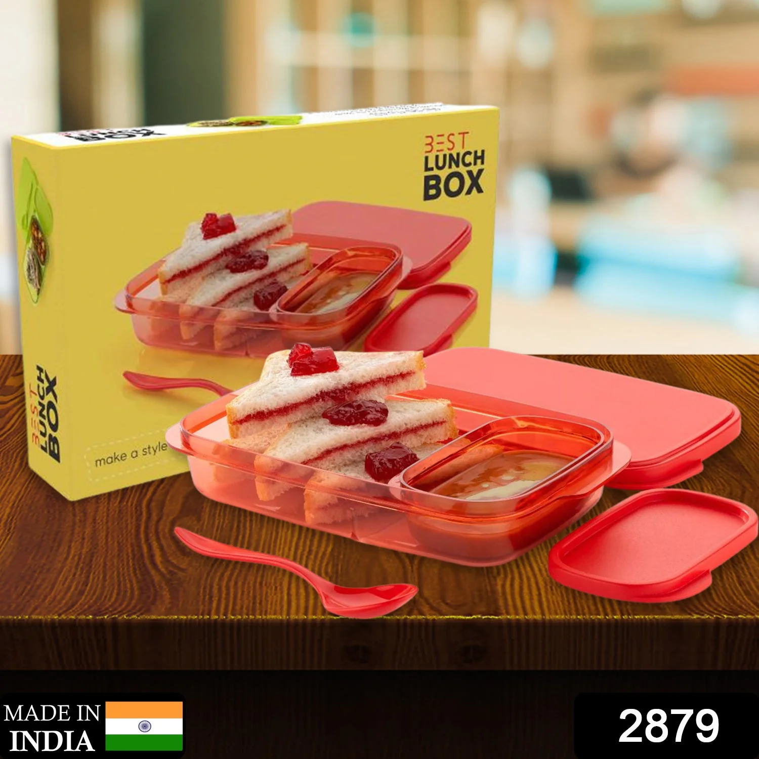 Seal Rectangular 2 Containers Lunch Box - Image 2
