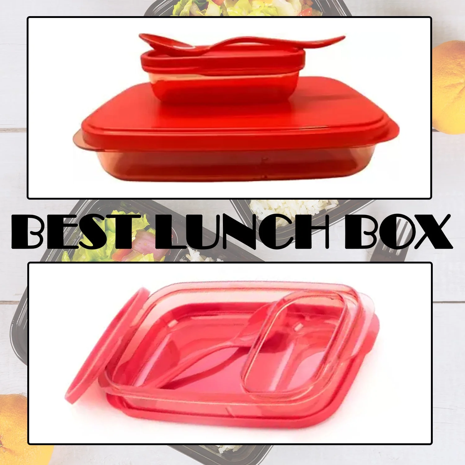 Seal Rectangular 2 Containers Lunch Box - Image 7