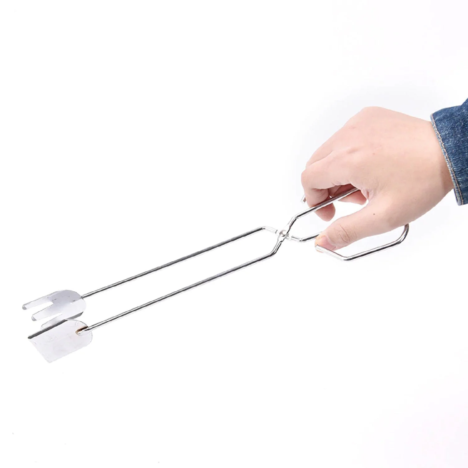 31cm Multi-Functional Metal BBQ Tongs for Serving (Clamp, Durable) - Image 7
