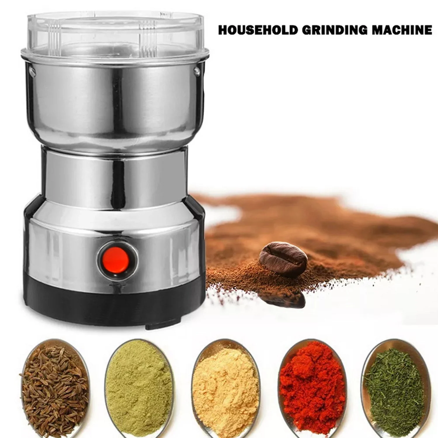 Multifunction Grinder Machine Electric Cereals Grain Mill Spice Herbs - Image 3