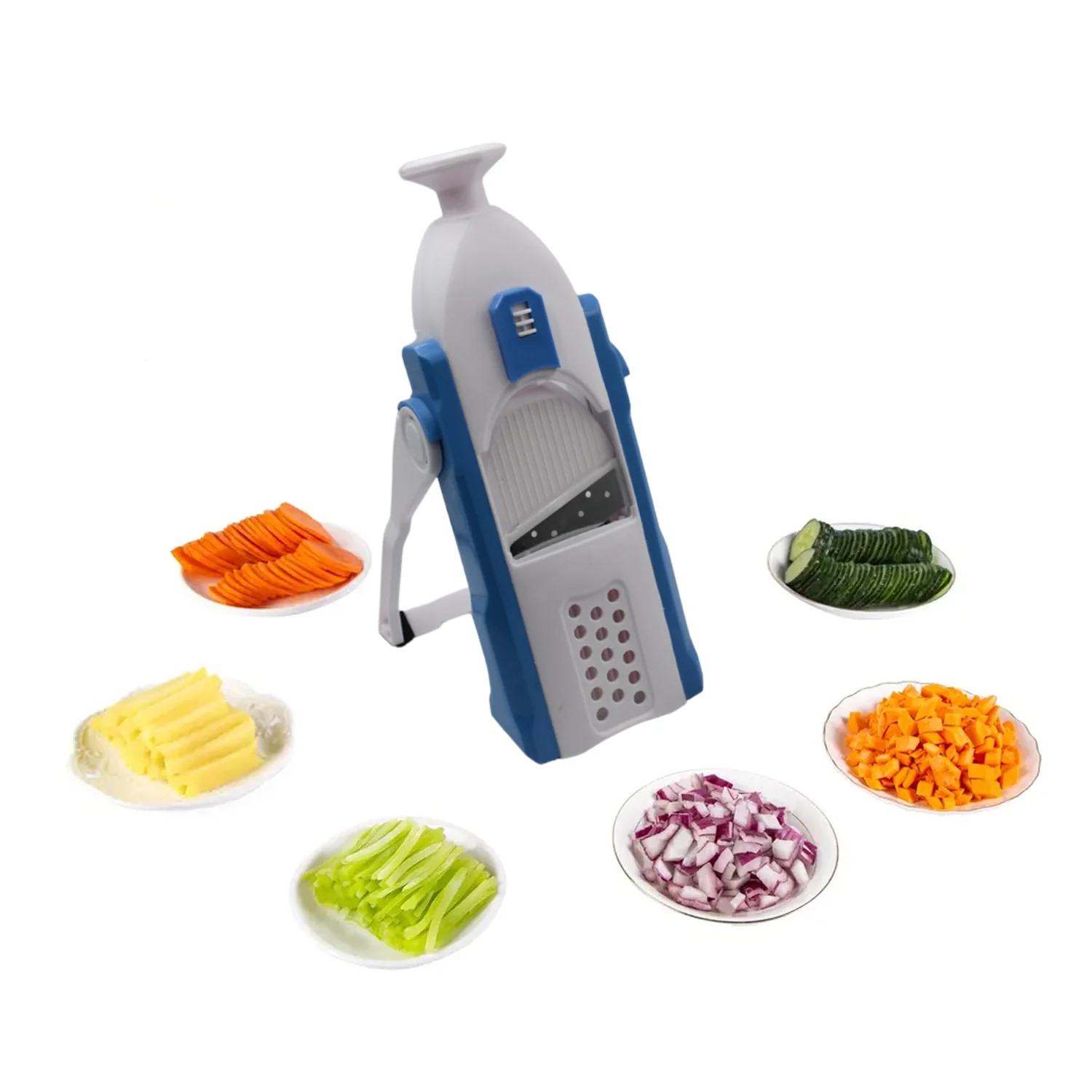 Multi-Function 5-in-1 Food Vegetable Potato Chopper, Garlic Grinder - Image 5