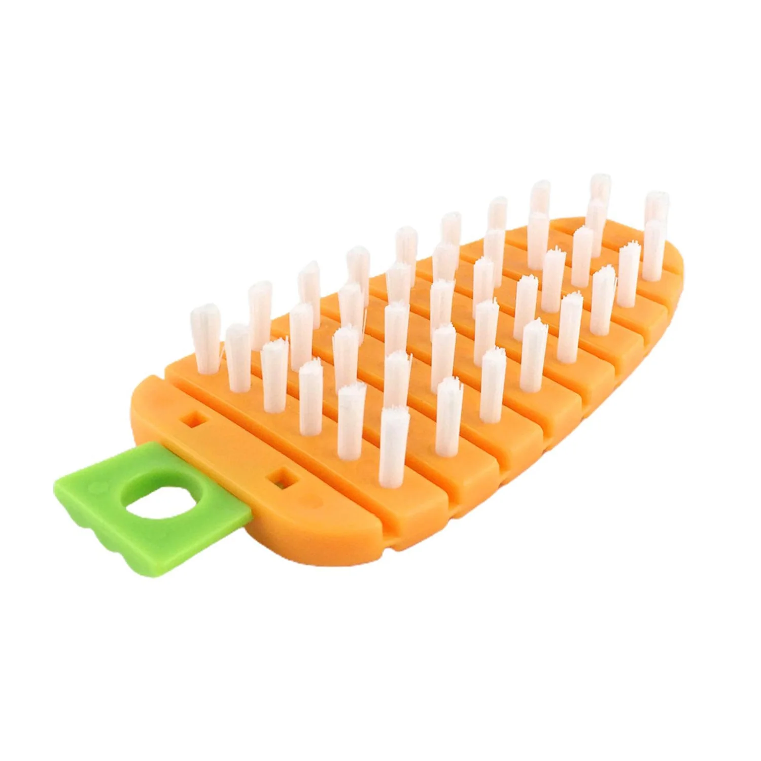 Vegetable Scrubbing Brush Non Toxic Fruit Brush Carrot Shape for Vegetables - Image 4