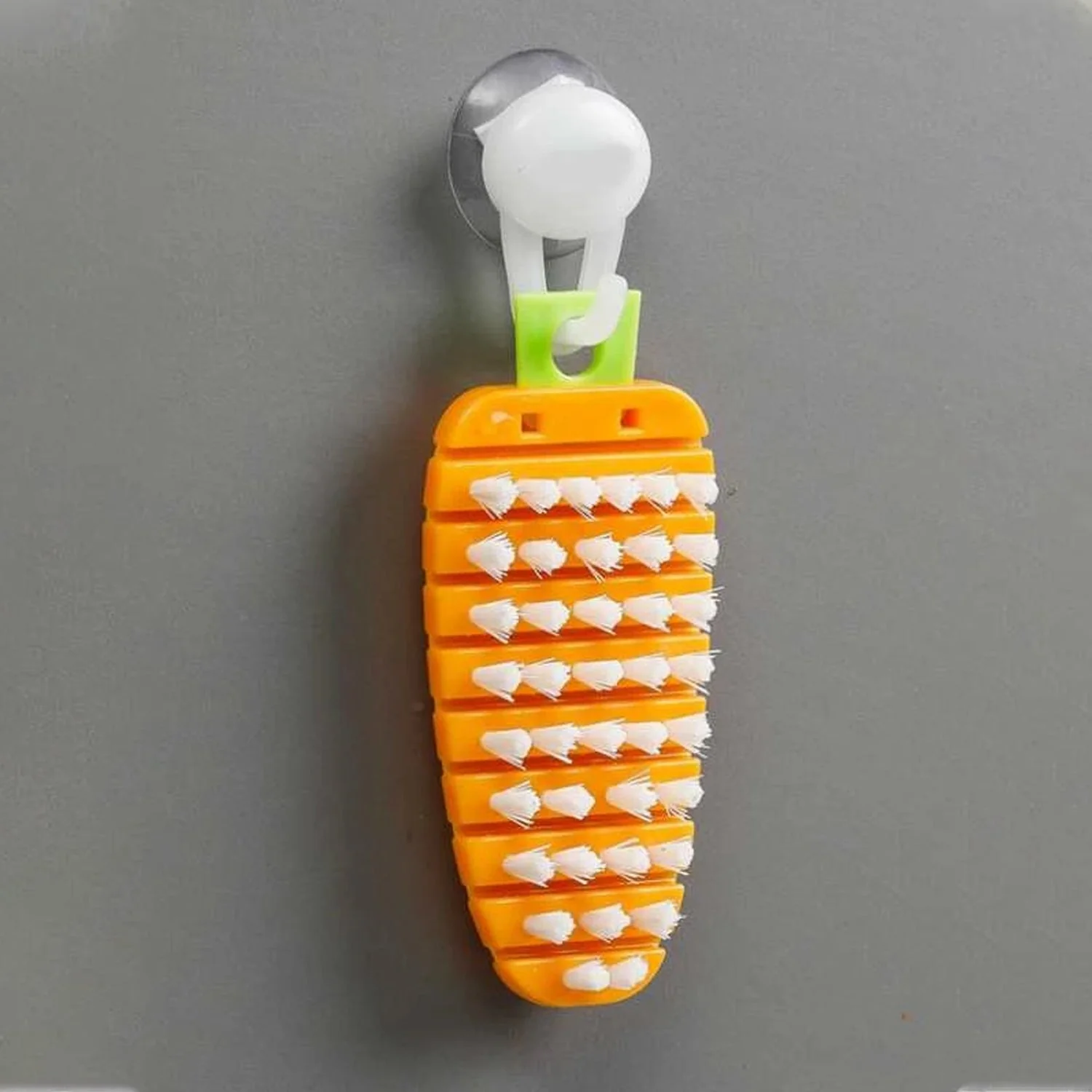 Vegetable Scrubbing Brush Non Toxic Fruit Brush Carrot Shape for Vegetables - Image 9
