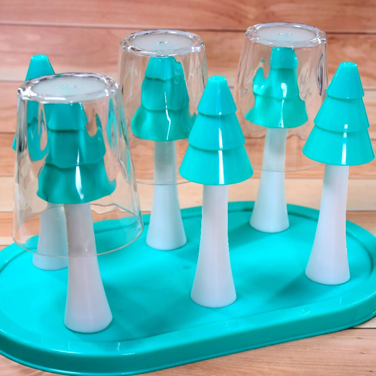 Plastic Glass Stand – Antique Tumbler Holder for Kitchen & Dining Table - Image 2