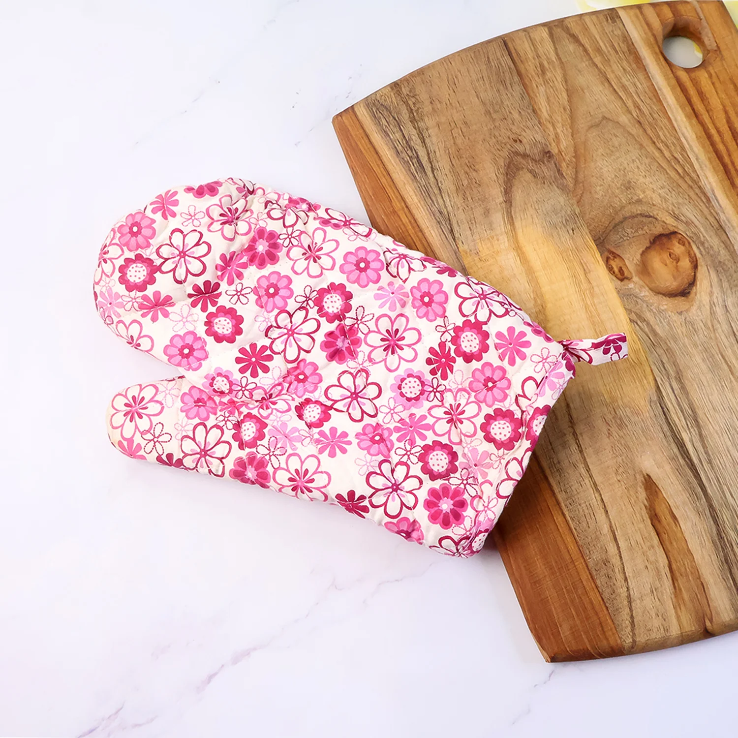 Designer Multicoloured Oven Mitt and Pot Holder (24 Cm) - Image 8
