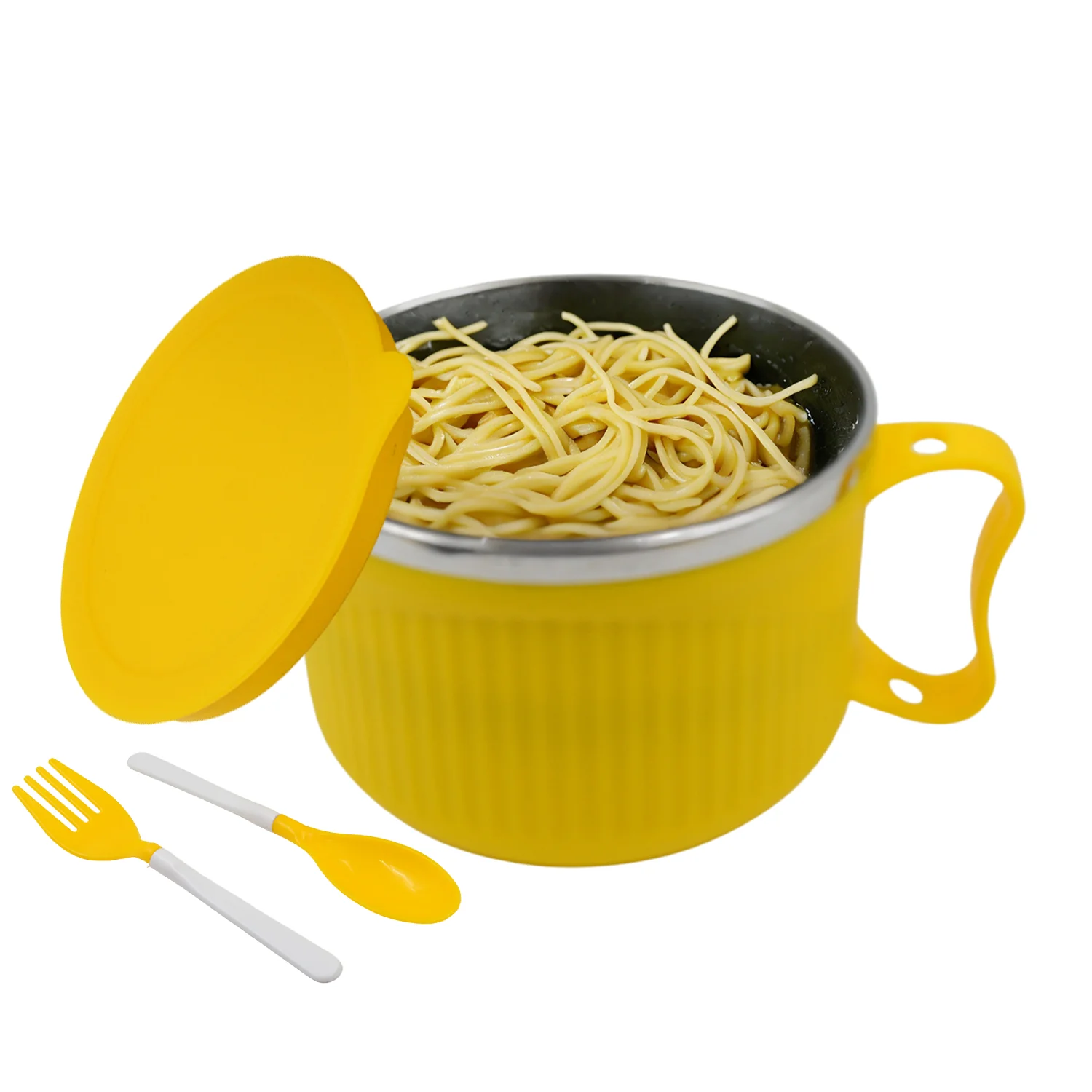 Safe Double-Layer Maggie Bowl with Lid & Handle – Versatile Bowl for Meals - Image 5