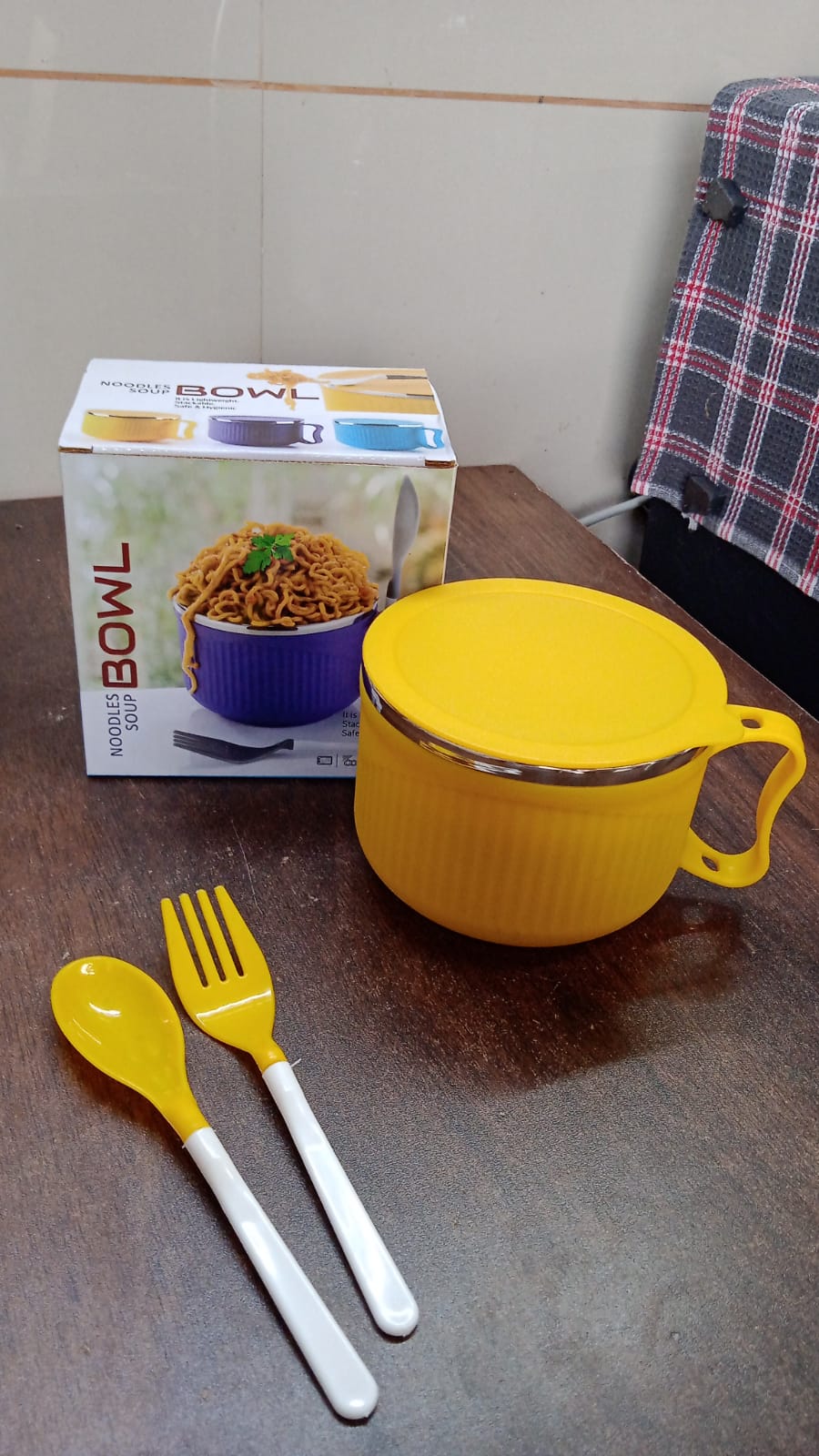 Safe Double-Layer Maggie Bowl with Lid & Handle – Versatile Bowl for Meals - Image 8