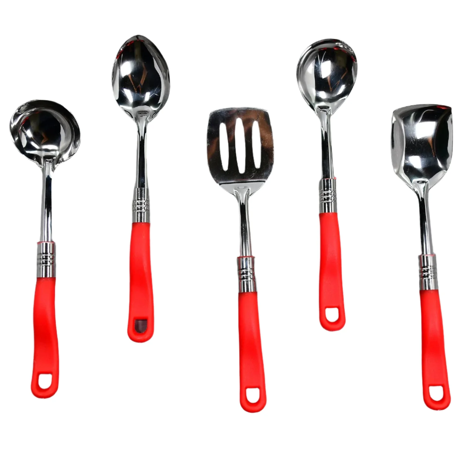 Stainless Steel Serving Spoon Set 5 pcs. - Image 3