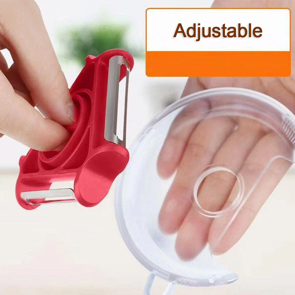 3 in 1 Multi Function Rotary Hanging Planer Peeler and Cutter Vegetable Slicer - Image 6