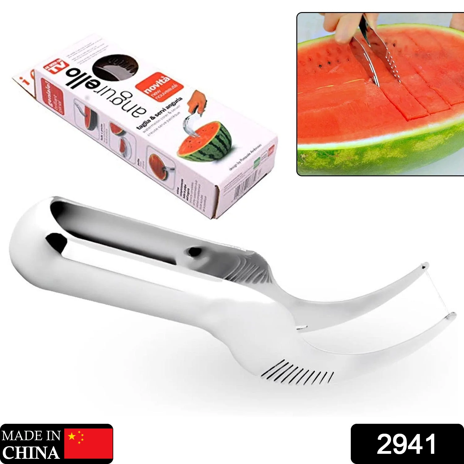 Watermelon Slicer – Stainless Steel Corer & Cutter, Multi-Purpose Fruit Tool - Image 2