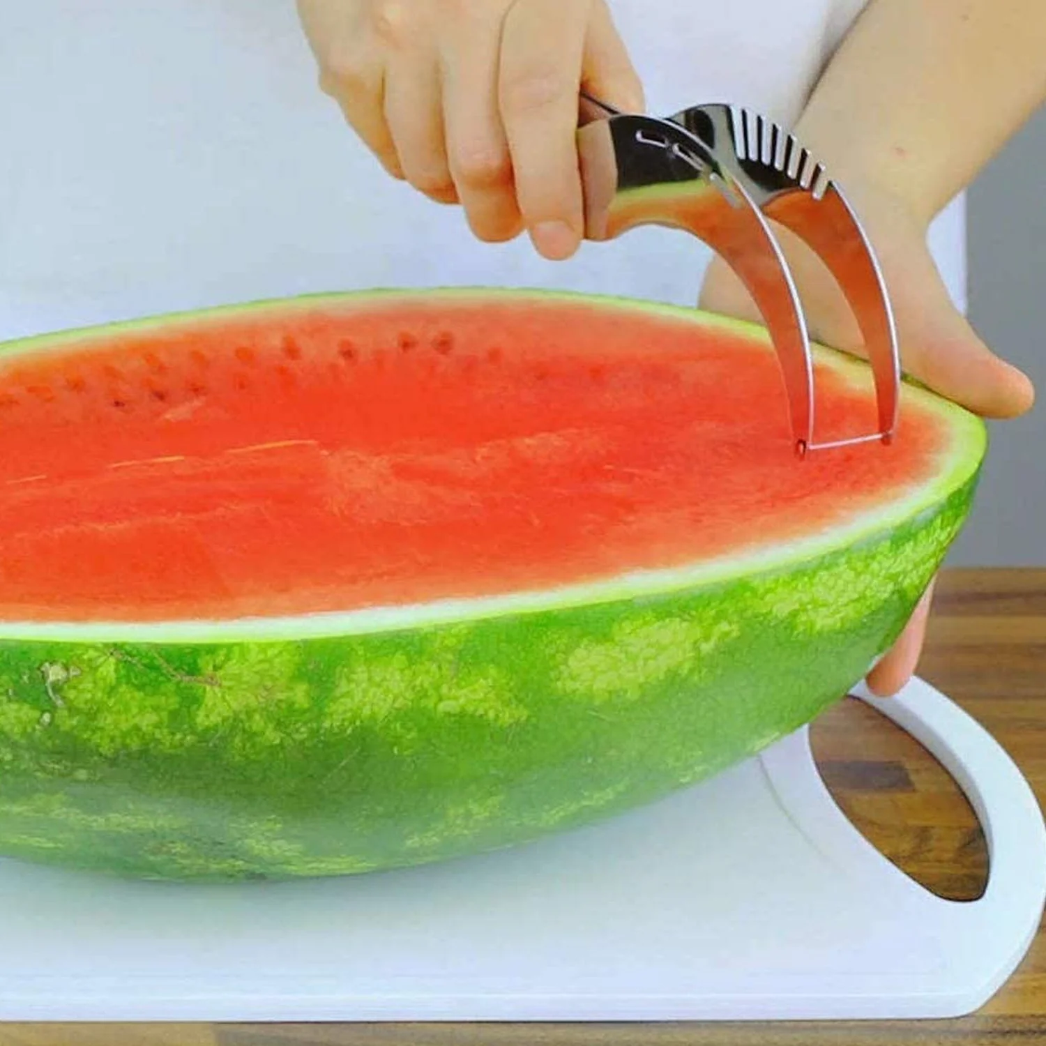 Watermelon Slicer – Stainless Steel Corer & Cutter, Multi-Purpose Fruit Tool - Image 3
