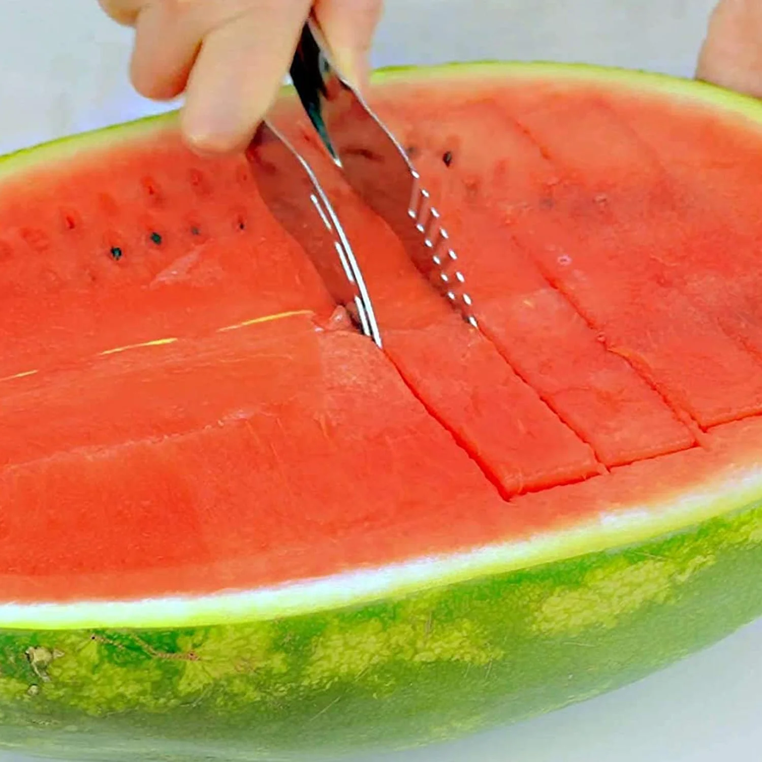 Watermelon Slicer – Stainless Steel Corer & Cutter, Multi-Purpose Fruit Tool - Image 4
