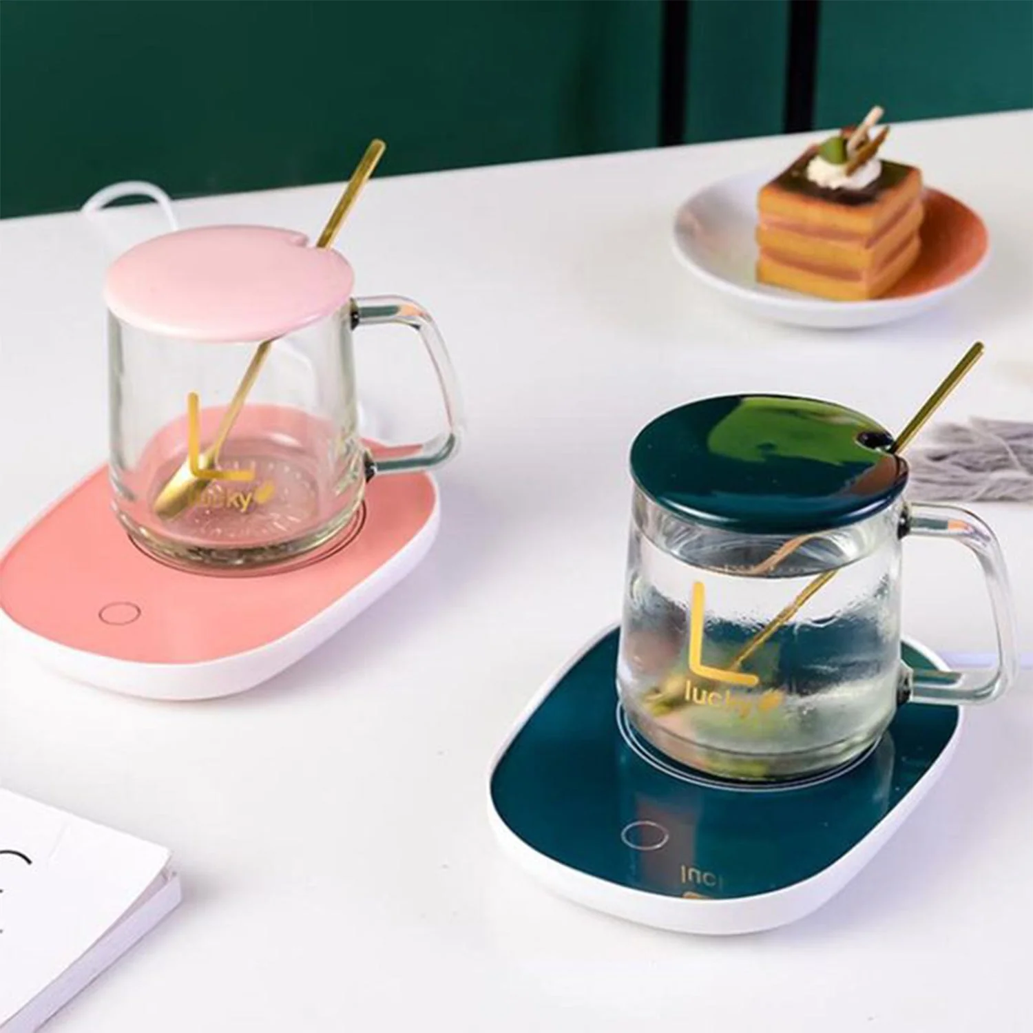 Coffee Mug Warmer For Having Coffee Along With The Warmer That Keeps It Hot. - Image 3