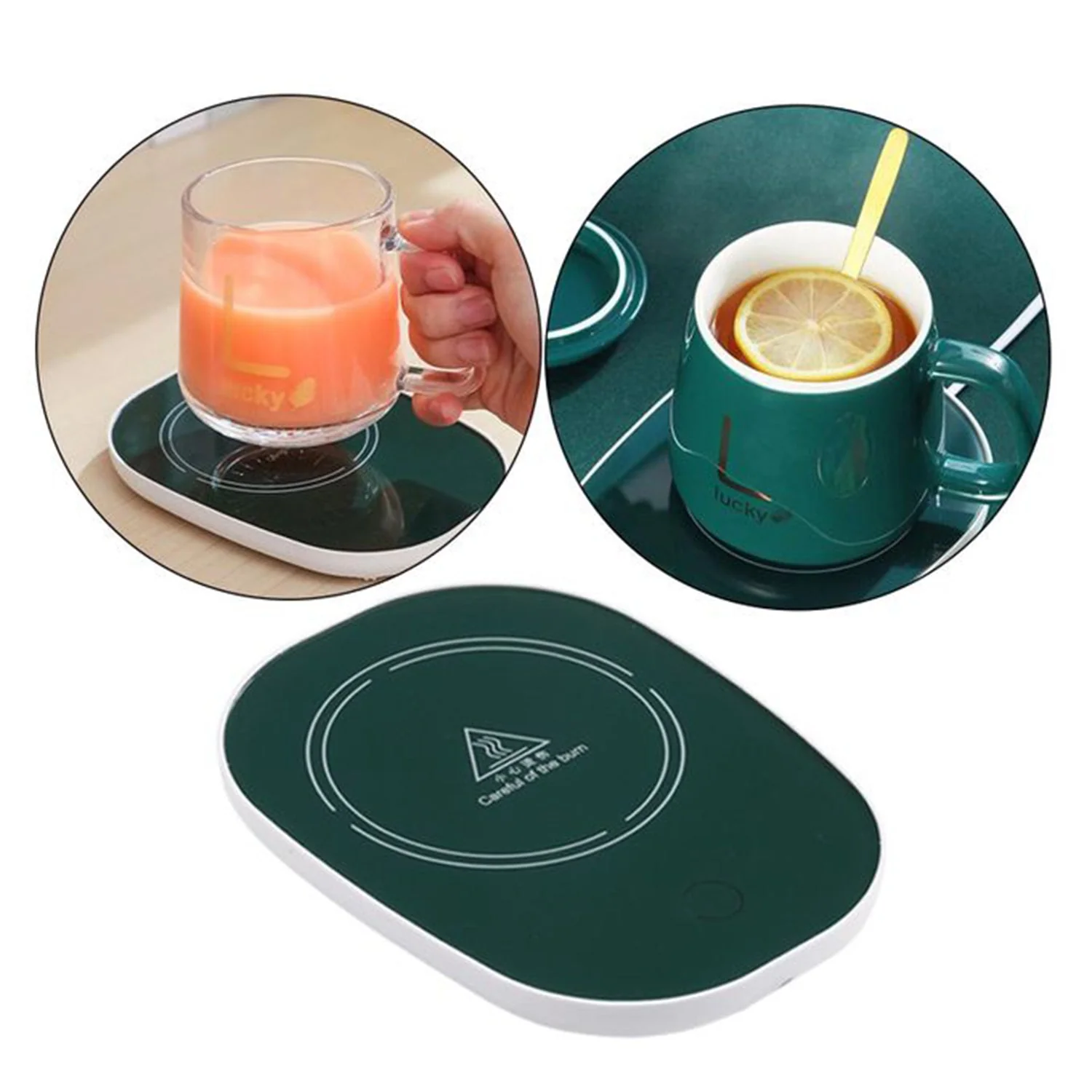 Coffee Mug Warmer For Having Coffee Along With The Warmer That Keeps It Hot. - Image 5