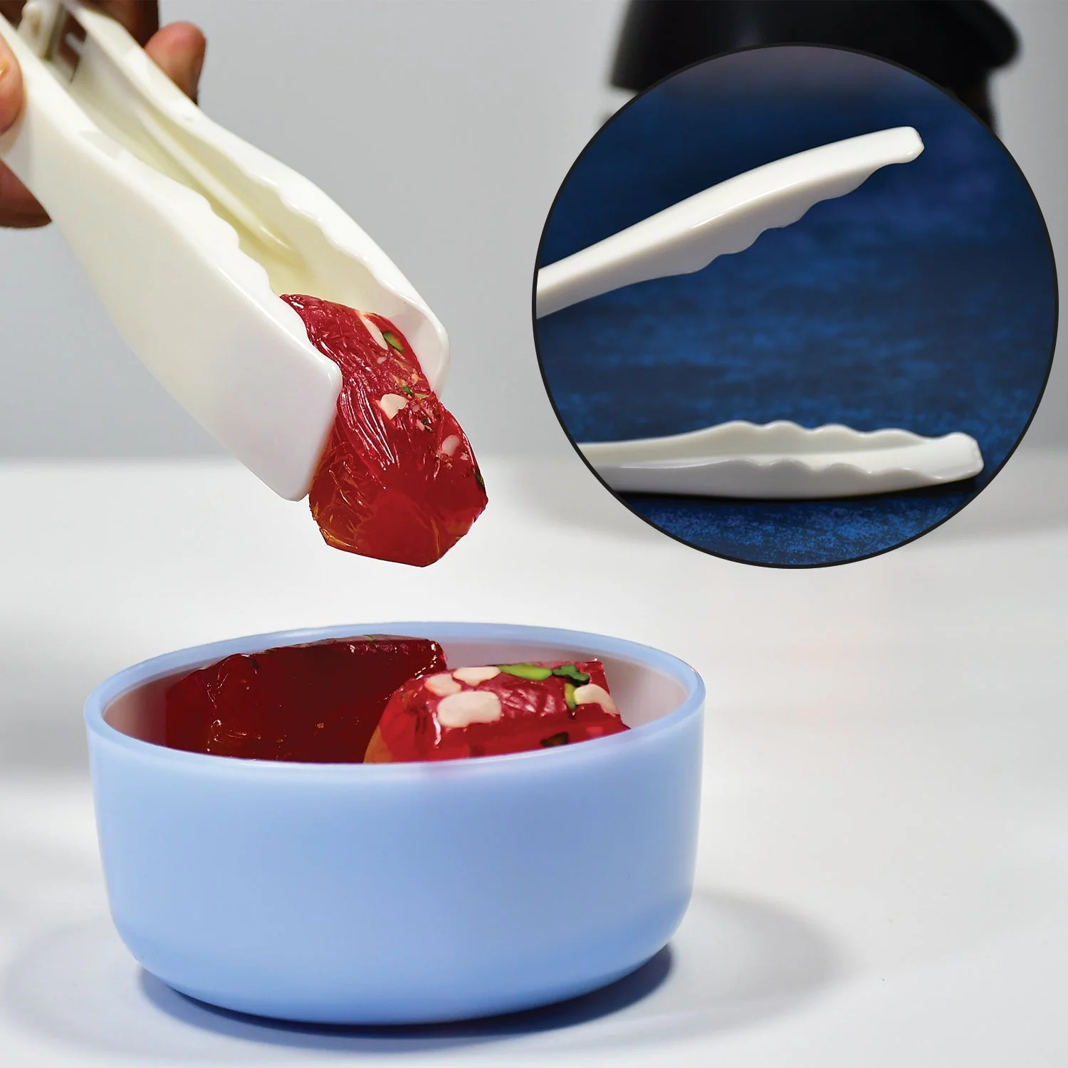 Plastic Handle Tong, Bread Clamps, Kitchen Tongs Cooking Tongs. - Image 4