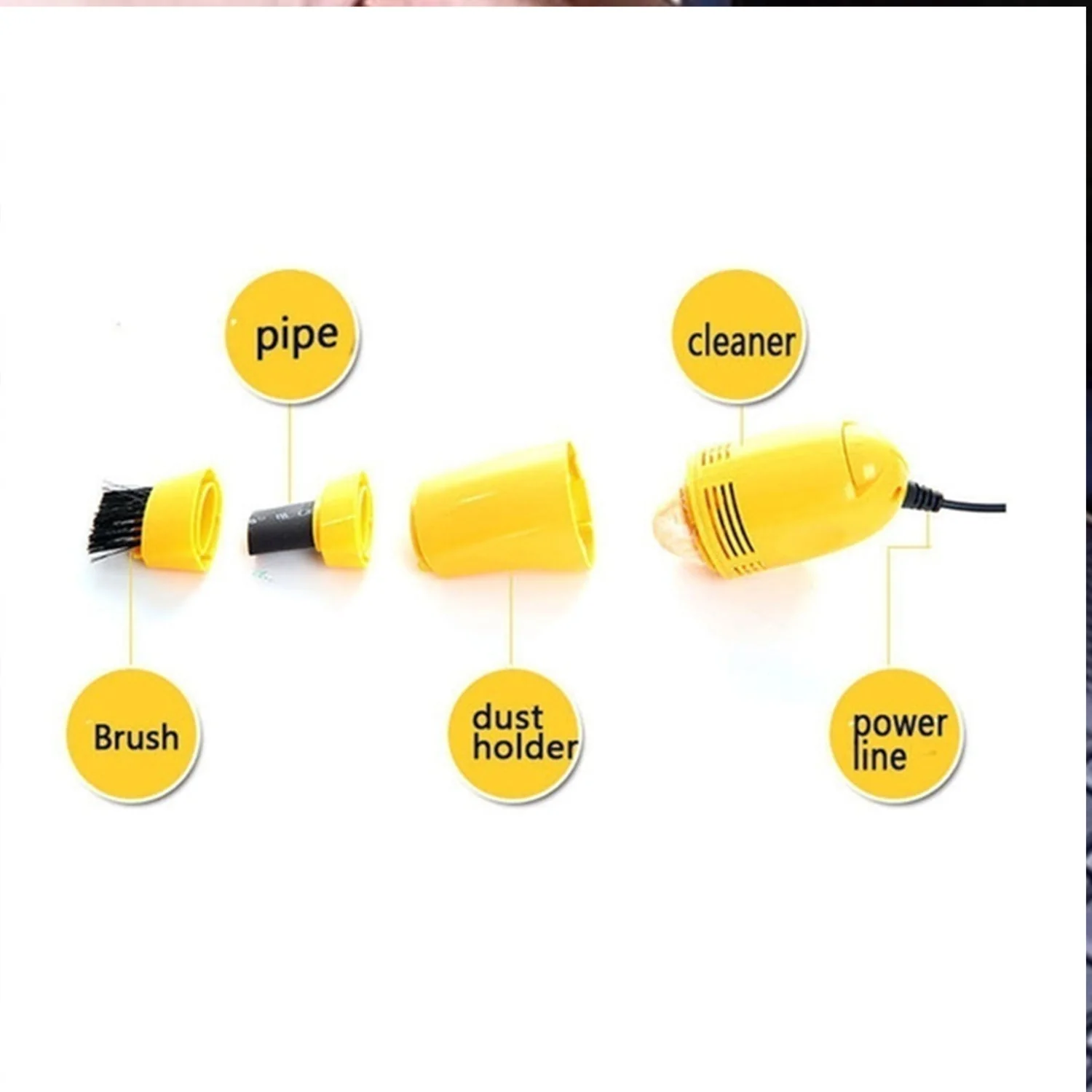 USB Mini Vacuum Cleaner for Computer & Car - Image 14