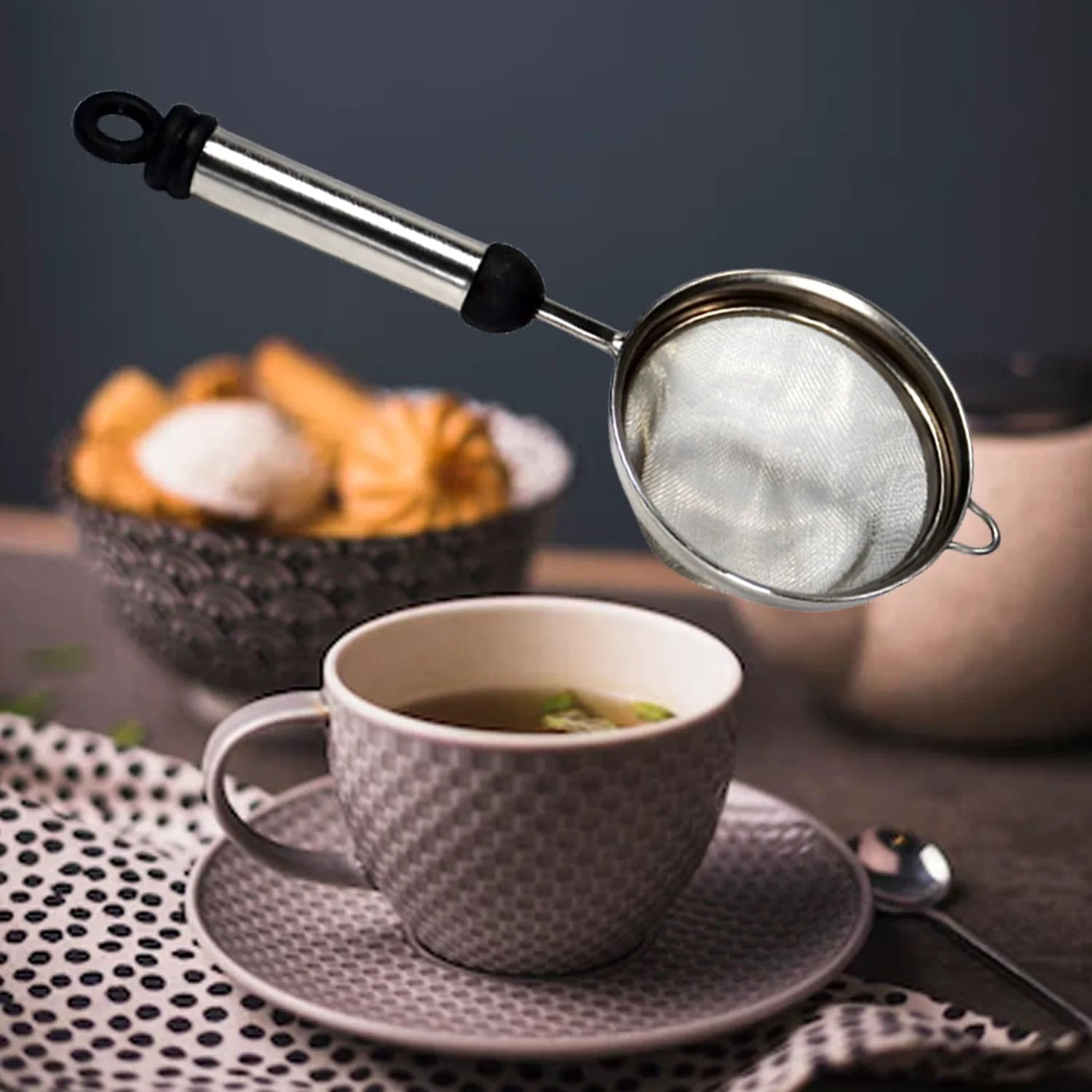 Stainless Steel Soup Juice / Tea Strainer - Image 4