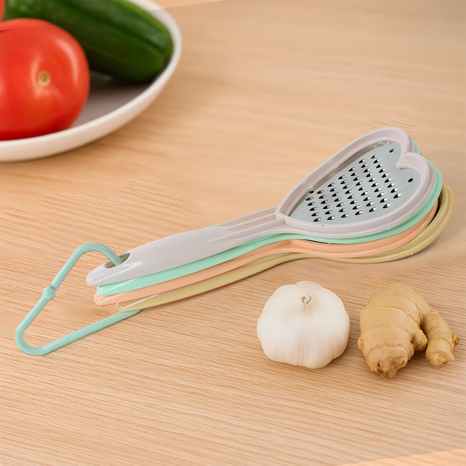 Heart Grater Set and Heart Grater Slicer Used for Grating and Slicing of Fruits, vegetables - Image 4