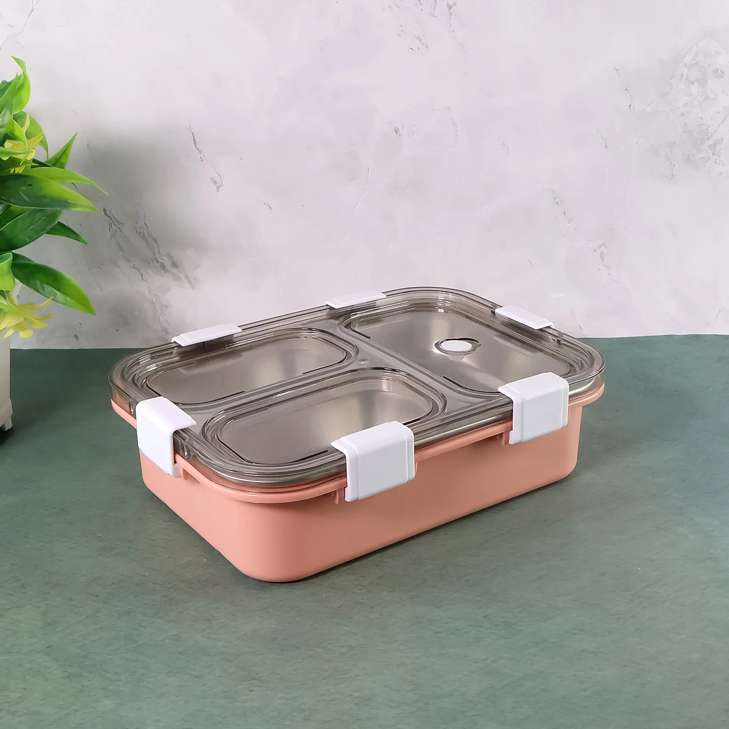 3-Compartment Lunch Box - (1 Pc) - Image 3