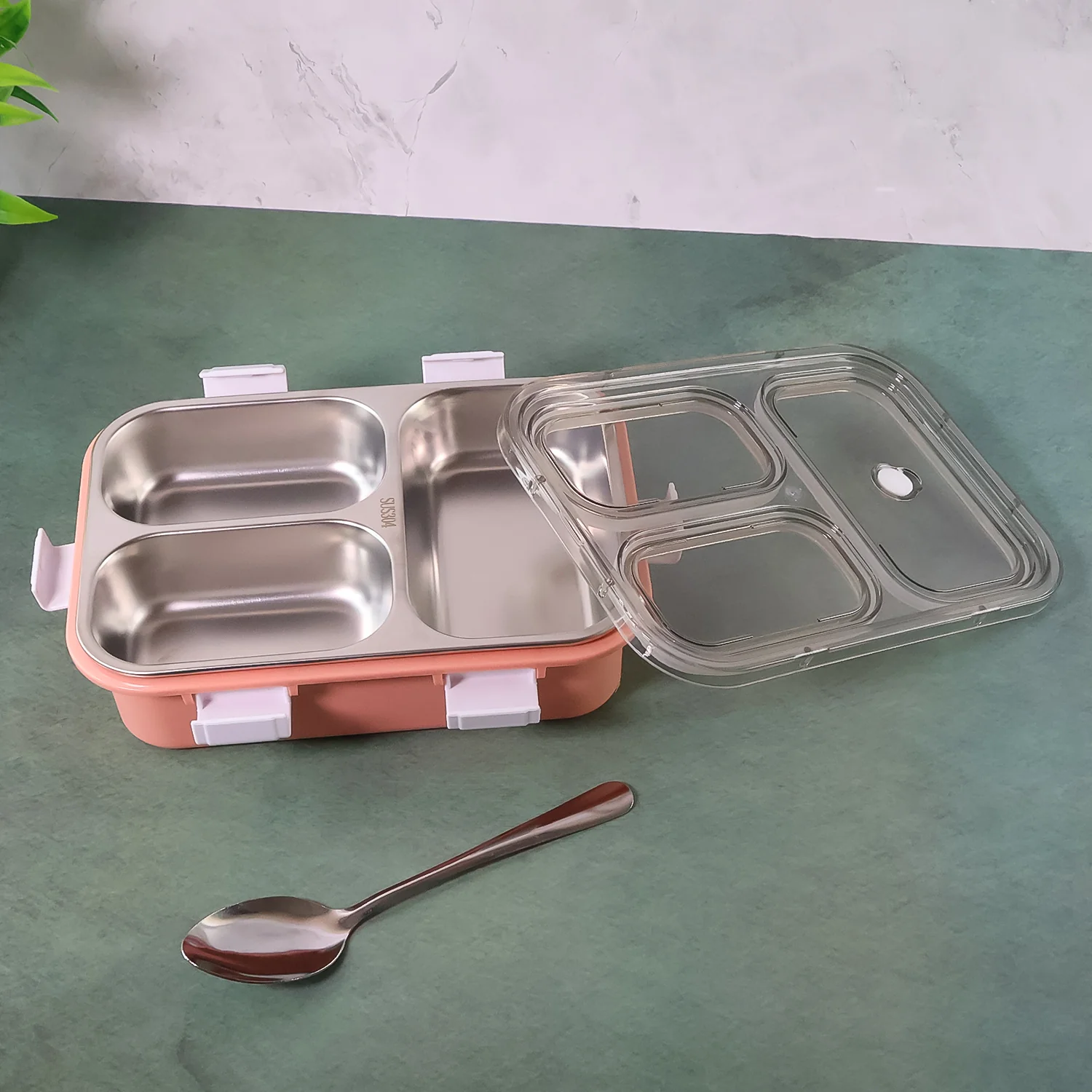 3-Compartment Lunch Box - (1 Pc) - Image 7