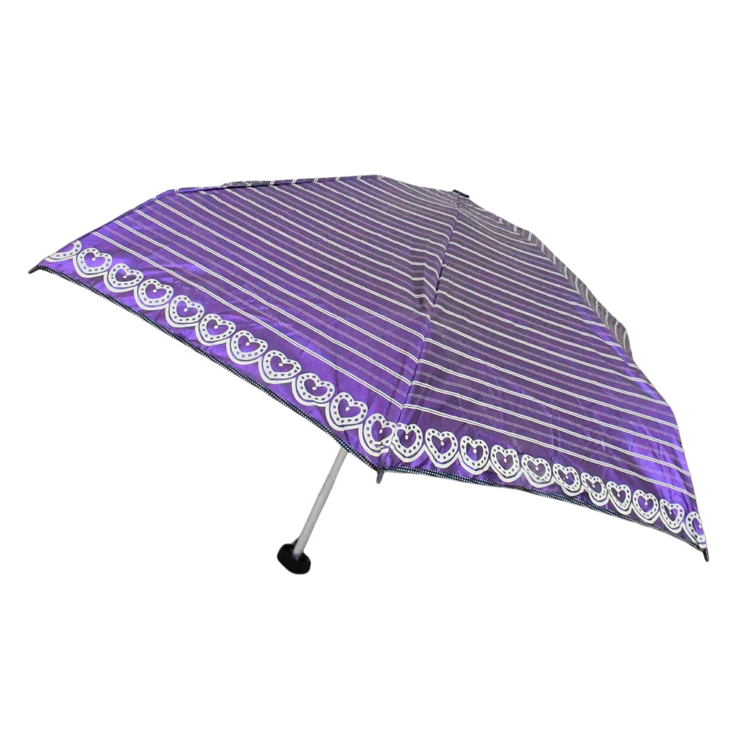 3-Fold & 5 Floor Sun Protective Solid Foldable Umbrella (1 Pc) - Image 5