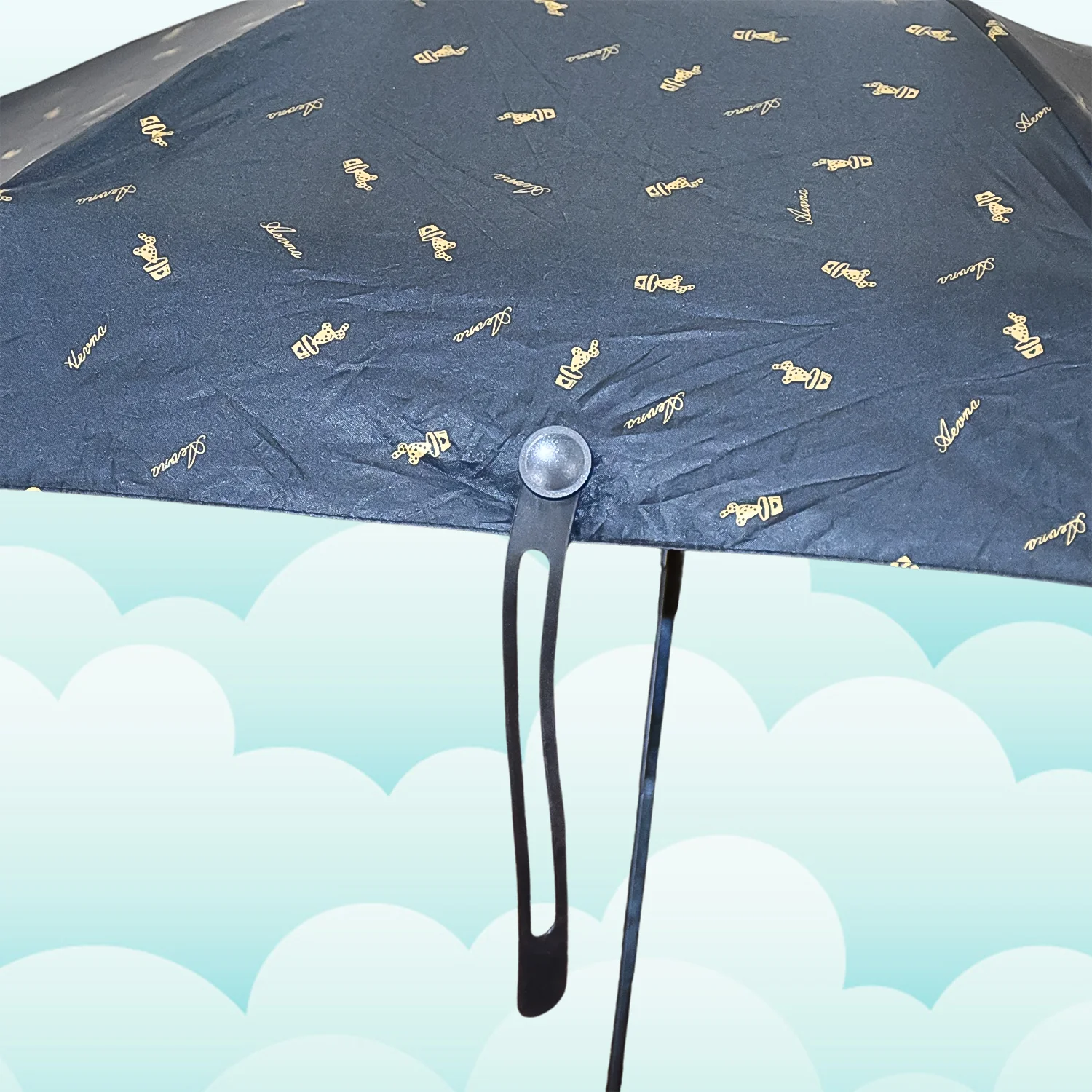 3-Fold Cute Umbrella – Sun & Rain Protection, UV Shield (1 Pc / With Zip Case) - Image 10