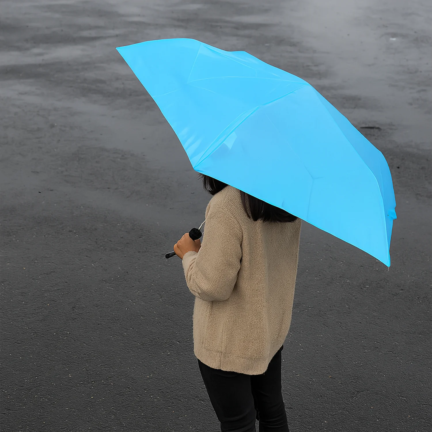 3-Fold Umbrella Summer Sun and Rain Protection Foldable Cute Umbrella || UV Protection Rain Sun Umbrella || Travel Accessories || Umbrella for Children, Girls, and Boys (1 Pc)  - Image 3