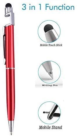 3 in 1 point Function Stylus Pen with Mobile Stand - Image 4