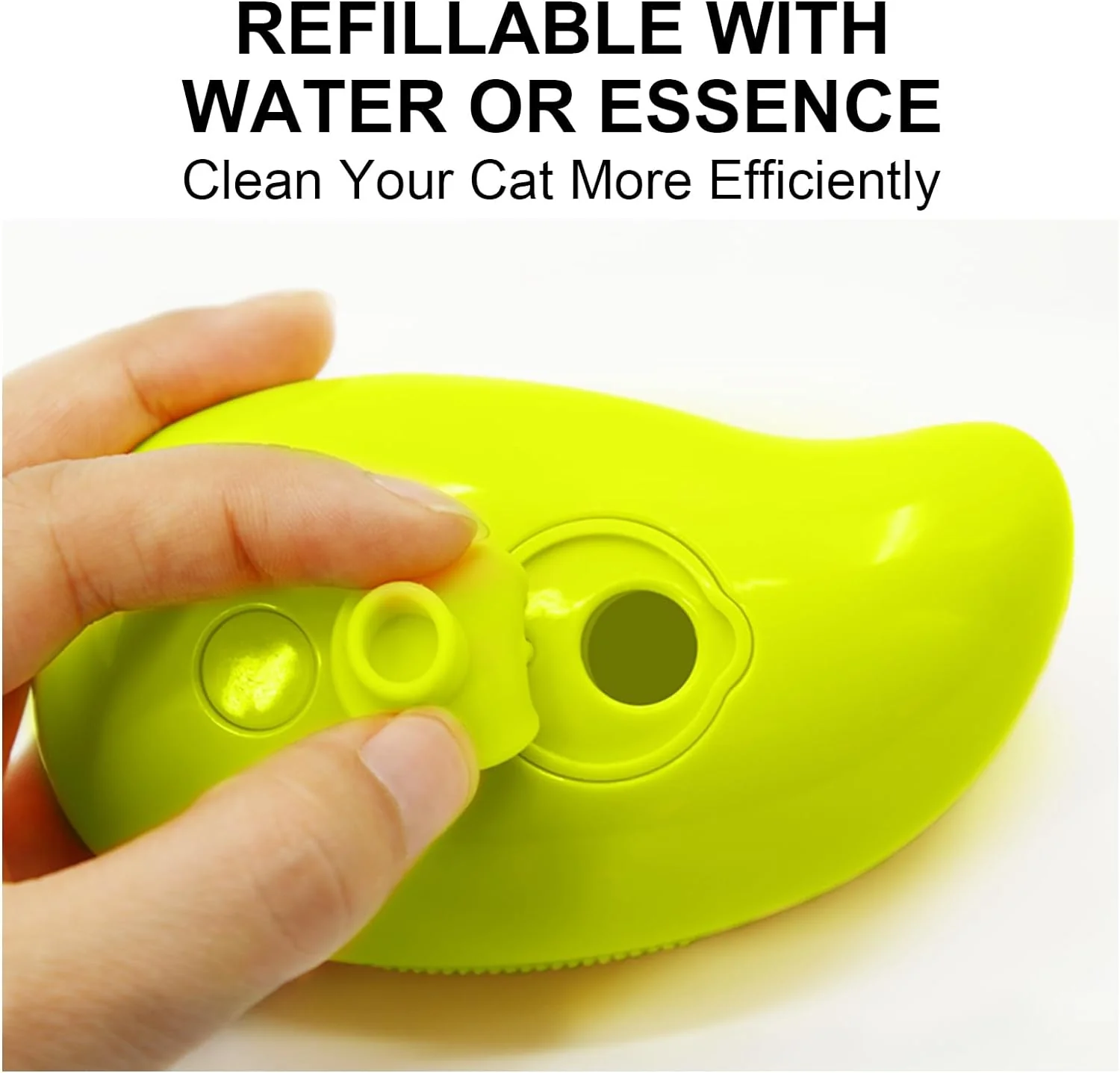 3-in-1 Cat Steamy Brush – Self-Cleaning Pet Grooming & Hair Removal Comb - Image 5