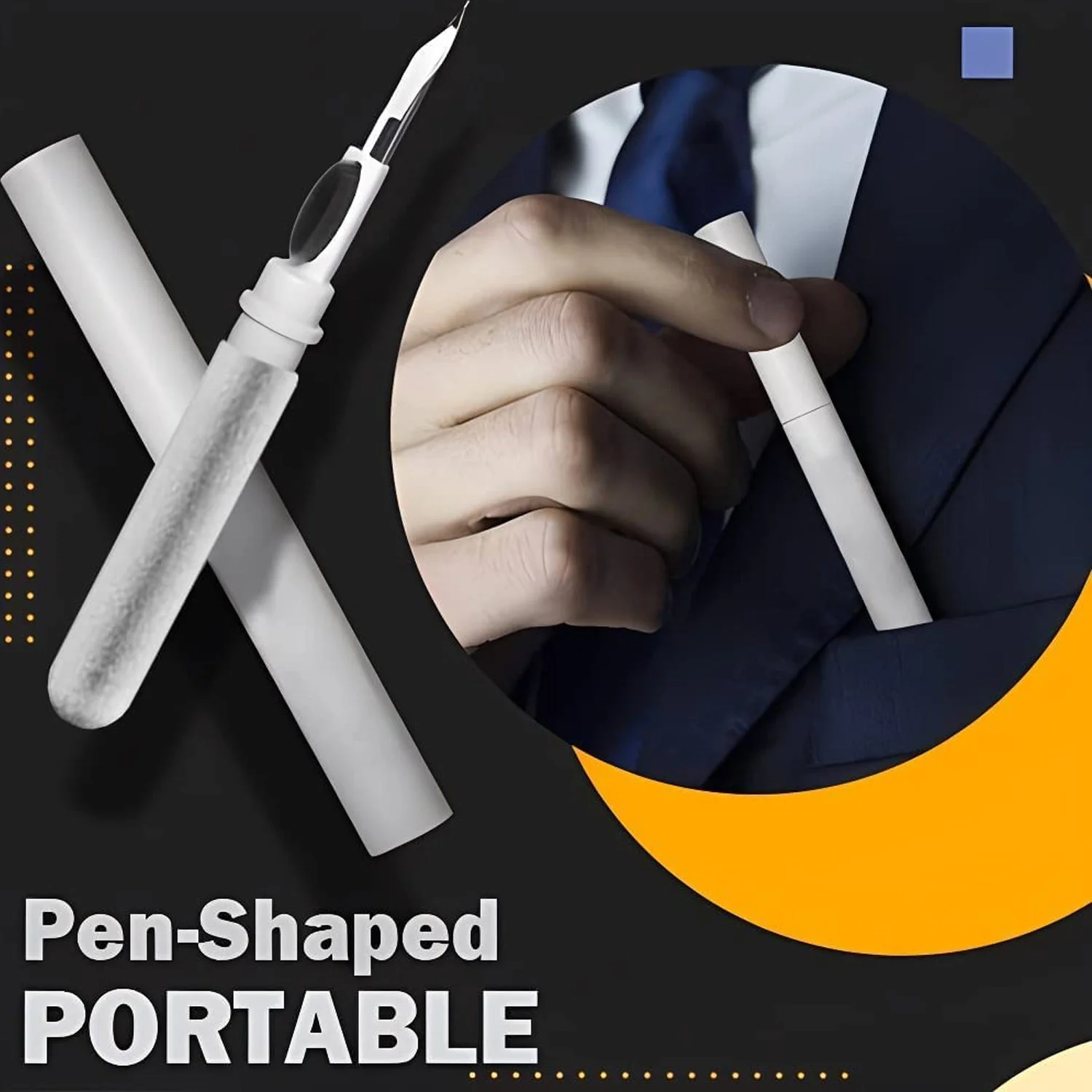 3-in-1 Earbuds Cleaning Pen – Easy Cleaning Tool for Earbuds & Earphones - Image 4