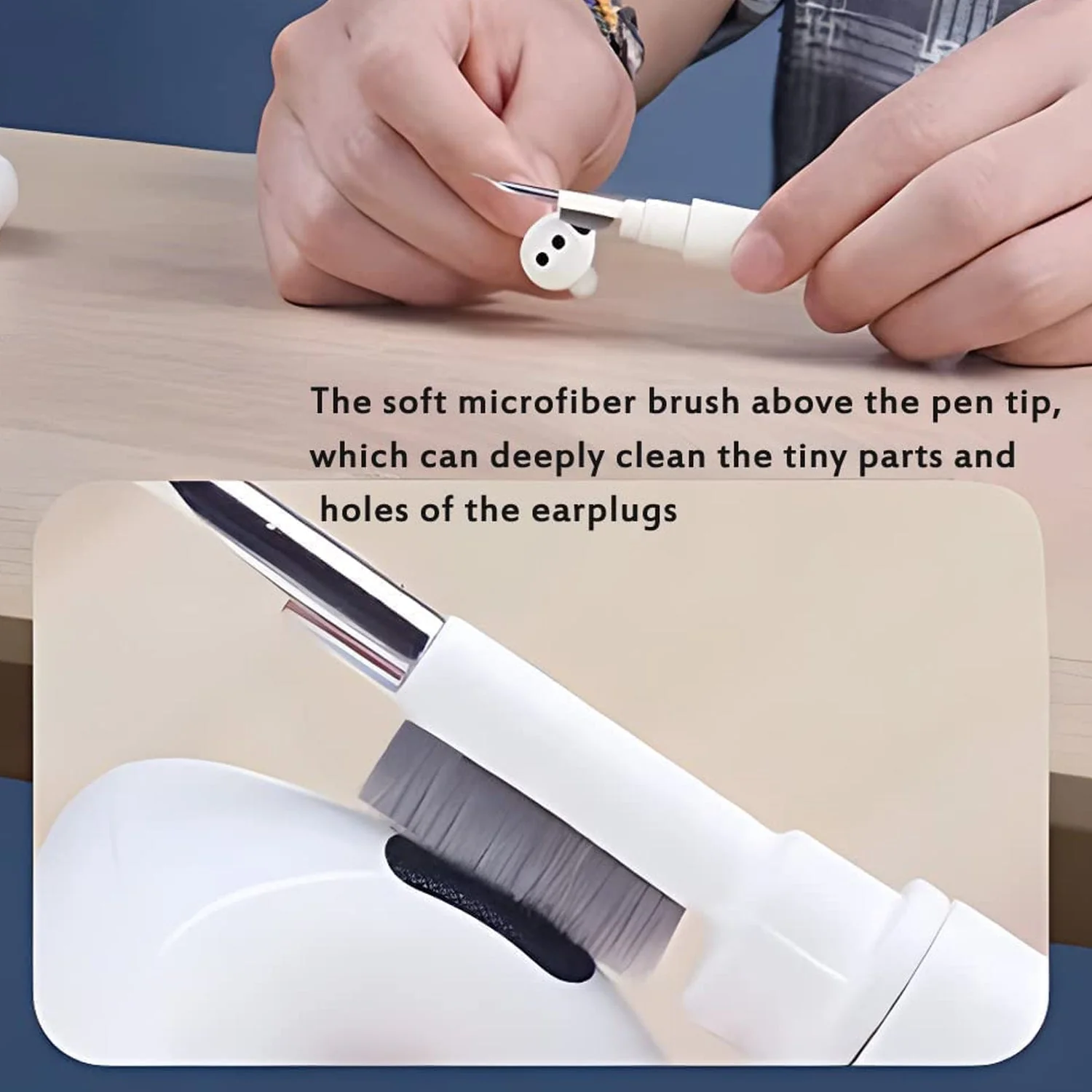 3-in-1 Earbuds Cleaning Pen – Easy Cleaning Tool for Earbuds & Earphones - Image 8