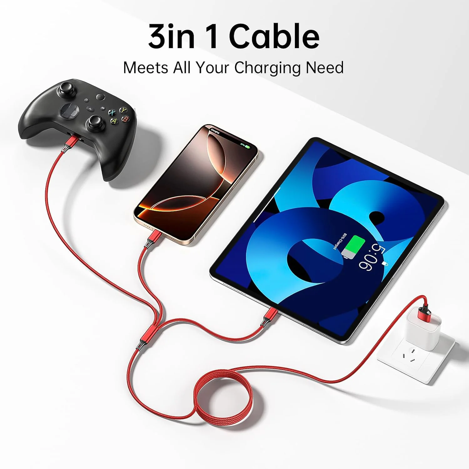 3 in 1 High-Quality Multi-Charging Cable - Image 4