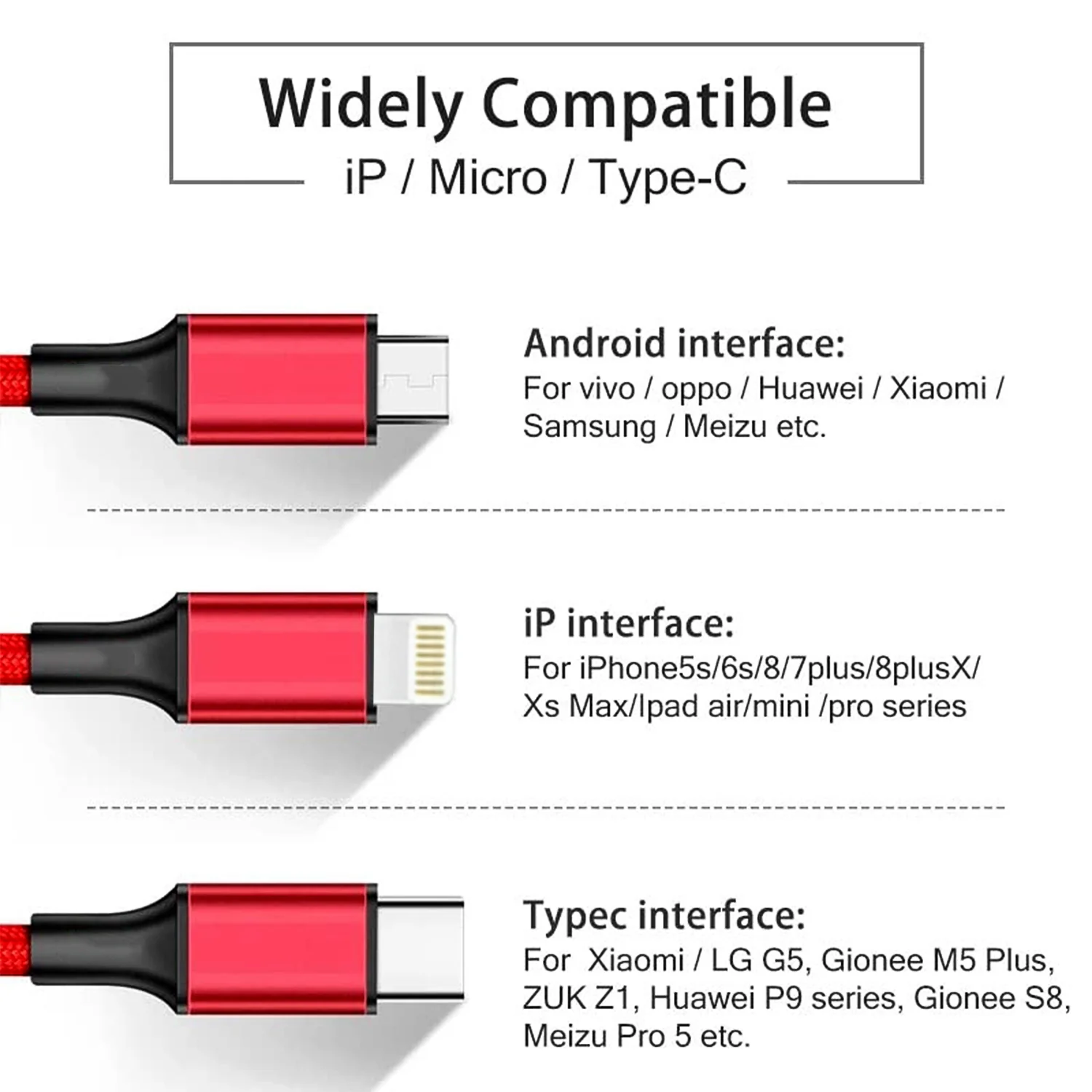 3 in 1 High-Quality Multi-Charging Cable - Image 7
